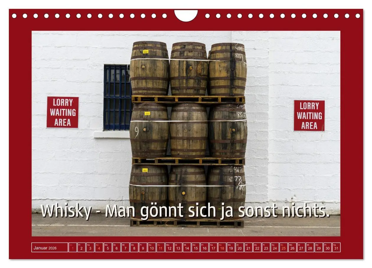 Bild: 9783457372555 | Whisky-Werbesprüche (Wandkalender 2026 DIN A4 quer), CALVENDO...