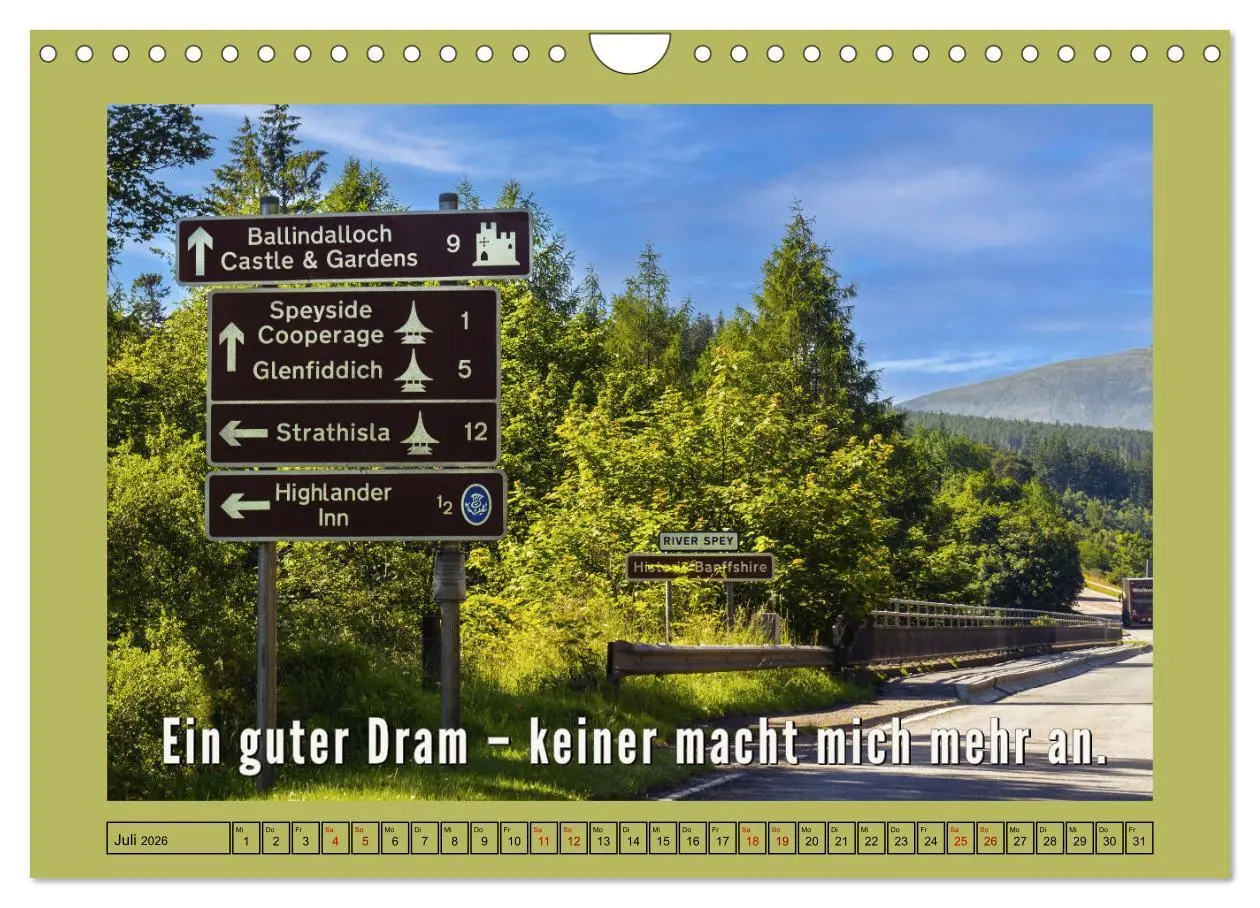 Bild: 9783457372555 | Whisky-Werbesprüche (Wandkalender 2026 DIN A4 quer), CALVENDO...