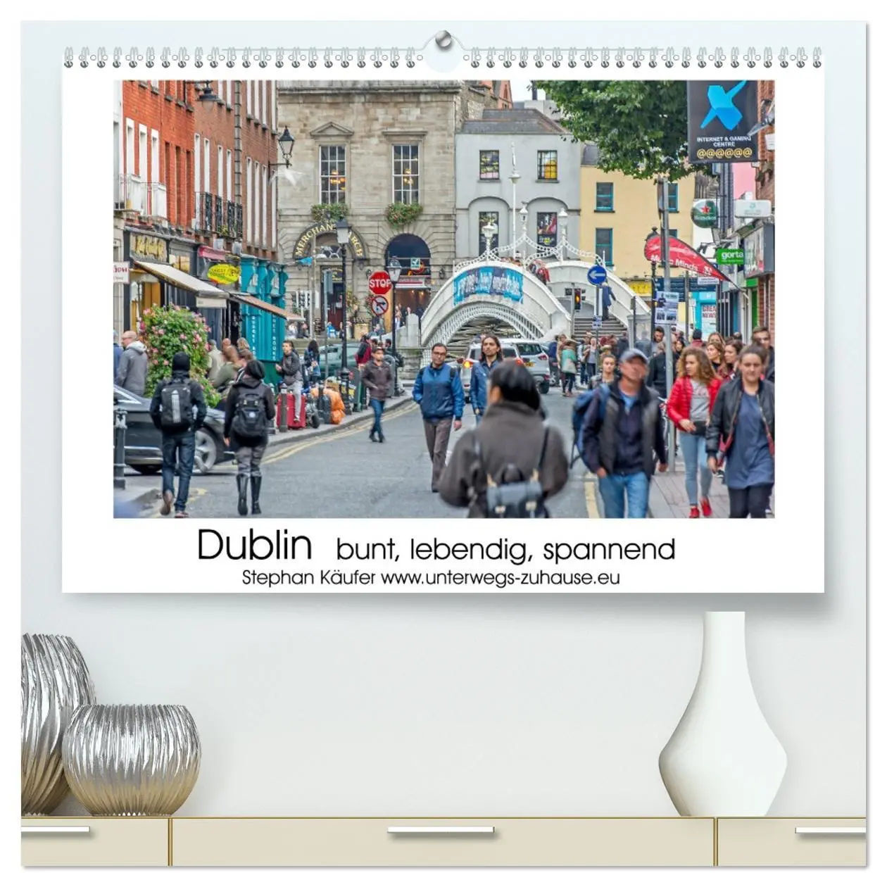 Cover: 9783457682555 | Dublin bunt, lebendig, spannend (hochwertiger Premium Wandkalender...