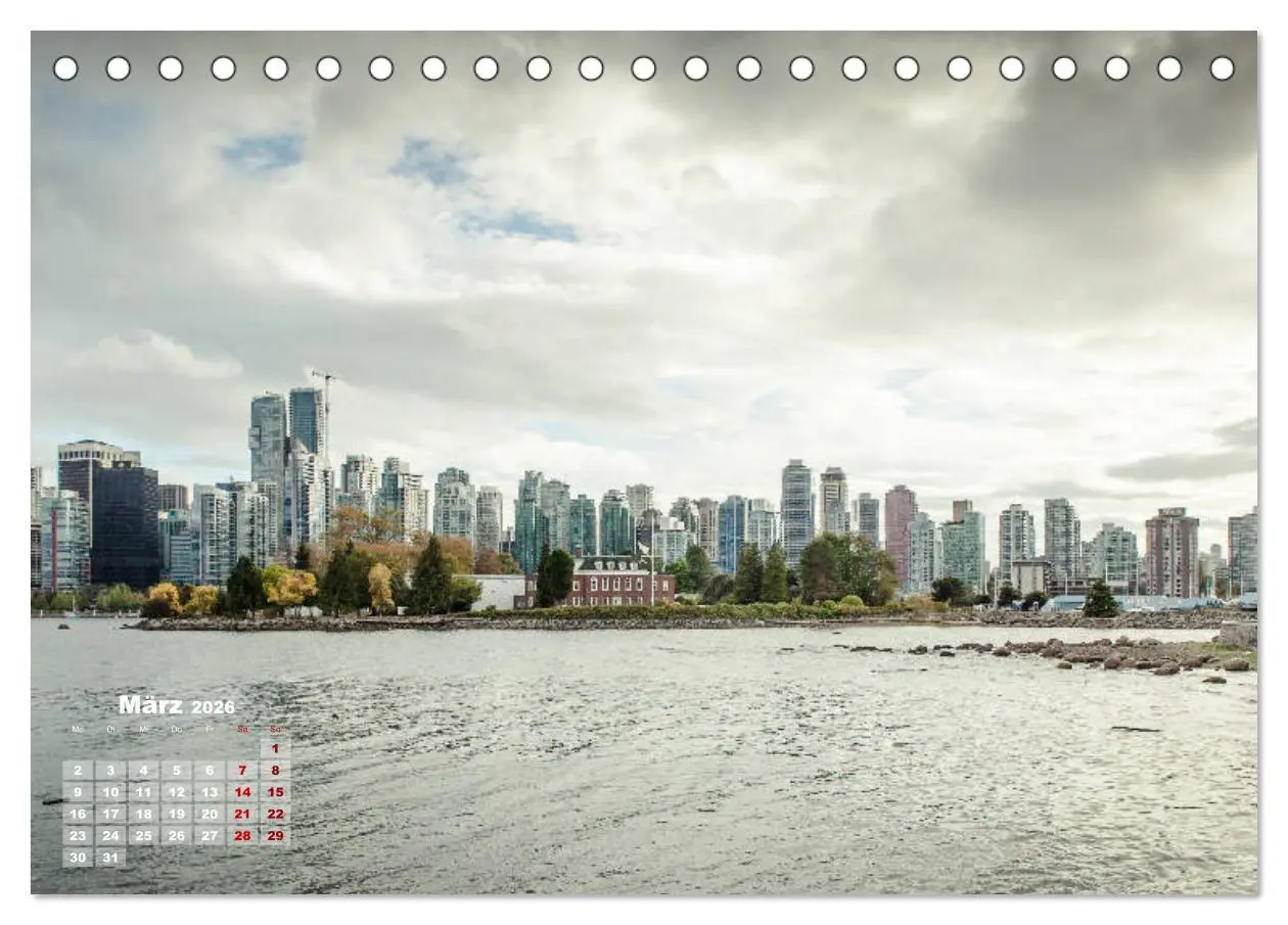 Bild: 9783457752555 | Vancouver &amp; British Columbia (Tischkalender 2026 DIN A5 quer),...