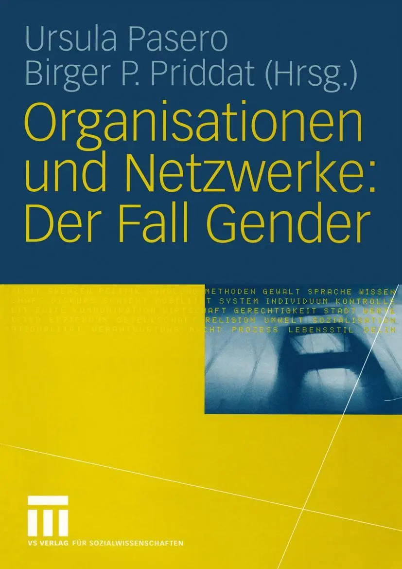 Cover: 9783531142555 | Organisationen und Netzwerke: Der Fall Gender | Priddat (u. a.) | Buch