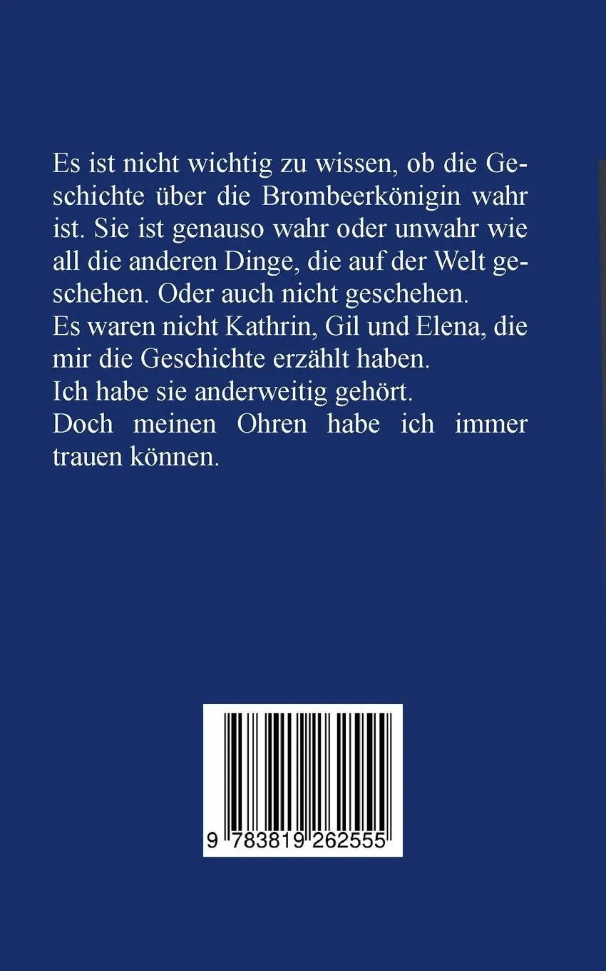 Rückseite: 9783819262555 | Die Brombeerkönigin | Peter Siefermann | Taschenbuch | 104 S. | 2025