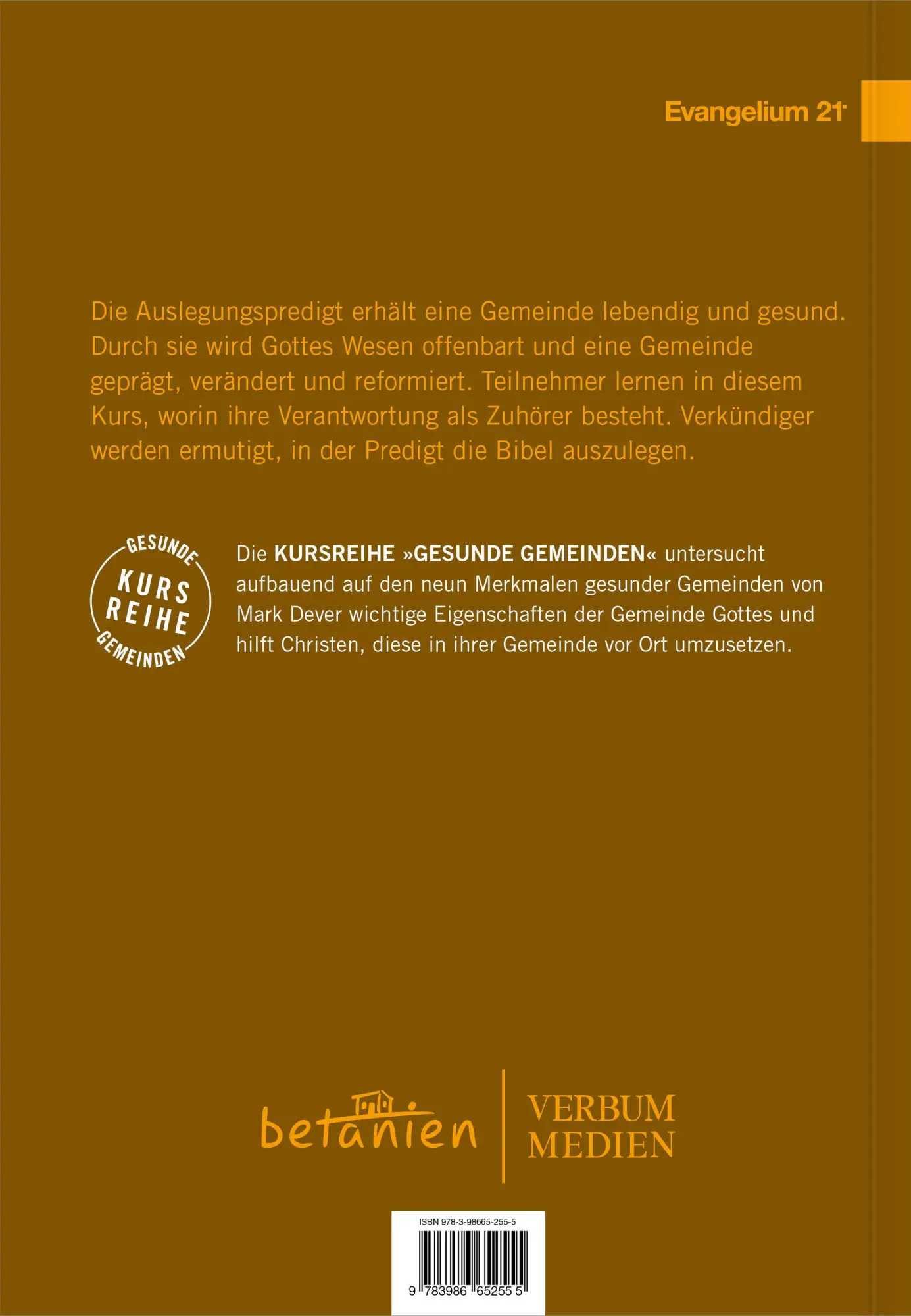 Rückseite: 9783986652555 | Gott spricht | Die Auslegungspredigt | Bobby Jamieson | Taschenbuch