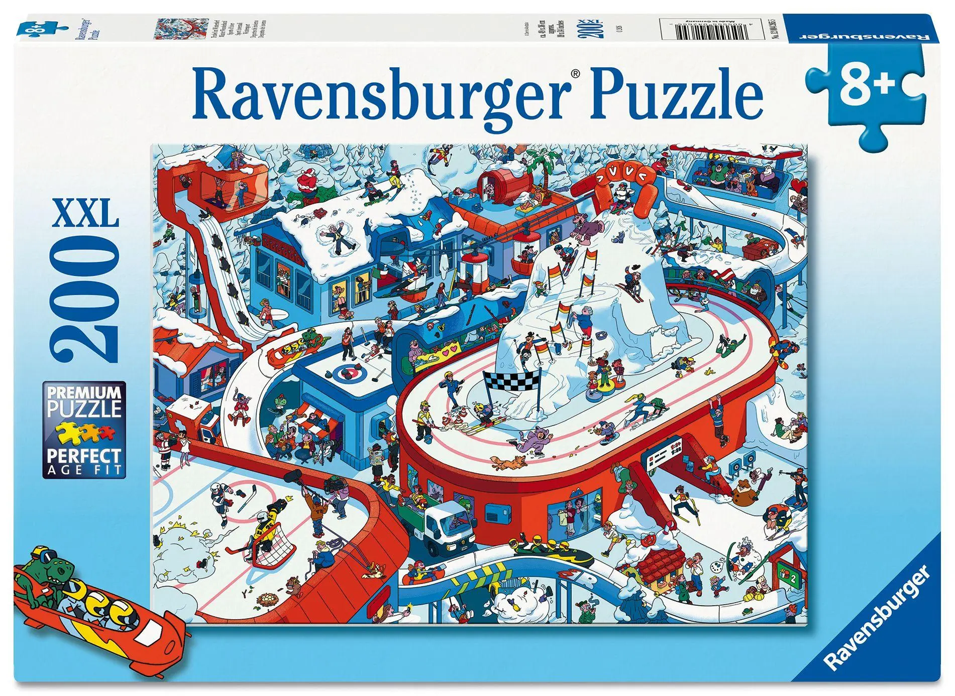 Cover: 4005555042655 | Kinderpuzzle 200 XXL Teile - Trubel im Winterdorf | Spiel | 12004265