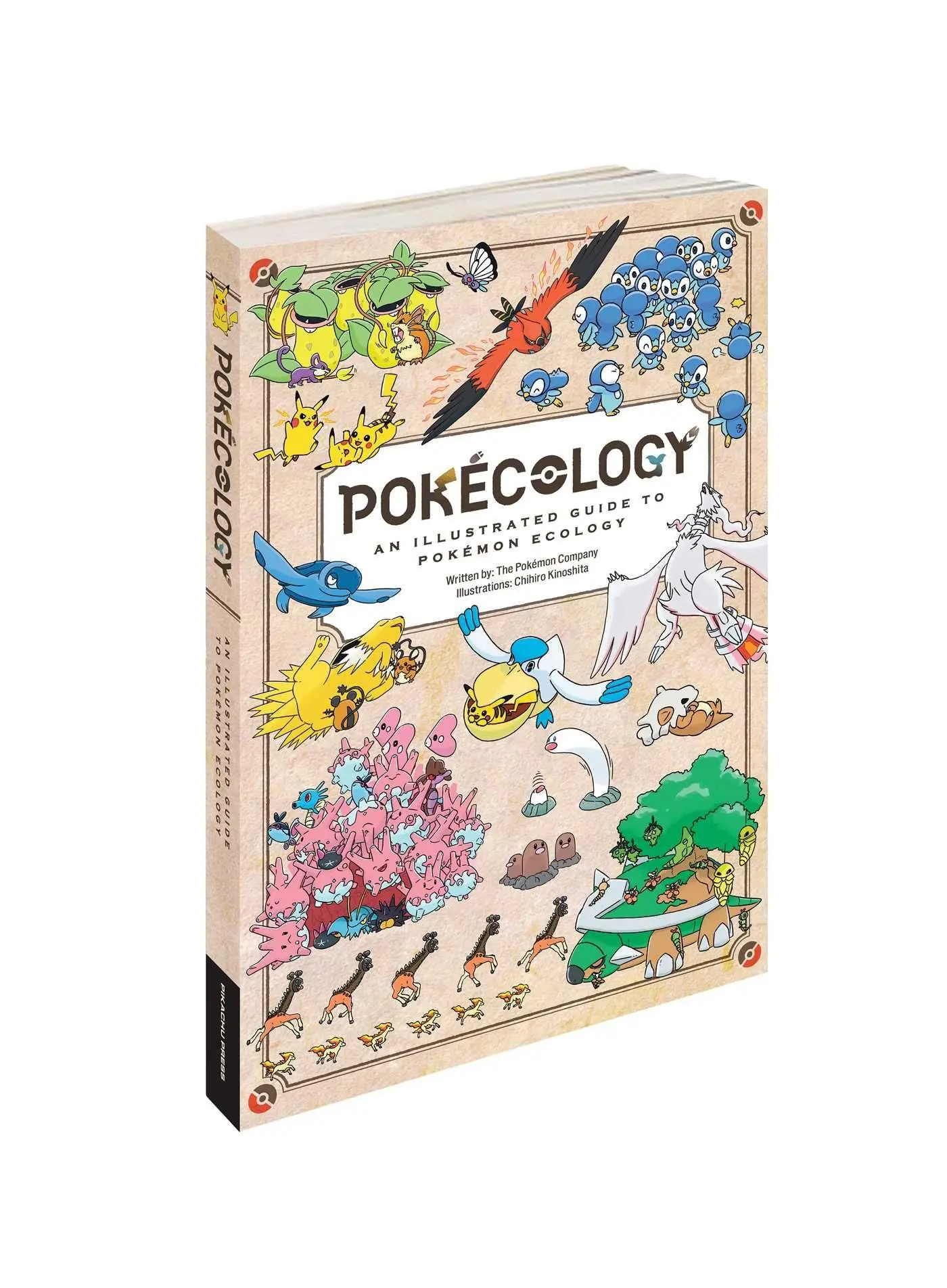 Cover: 9781604382655 | Pokécology an Illustrated Guide to Pokémon Ecology | Pikachu Press