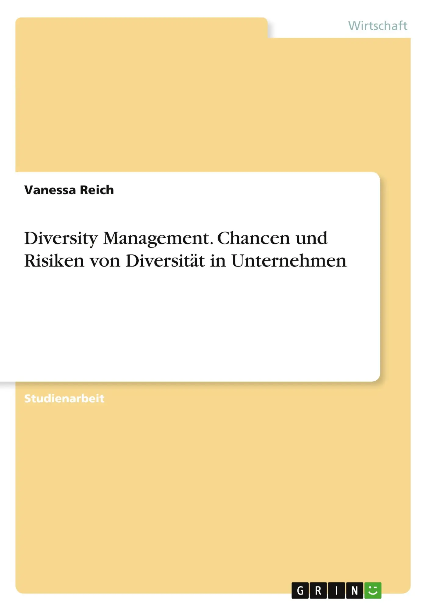 Cover: 9783346932655 | Diversity Management. Chancen und Risiken von Diversität in...