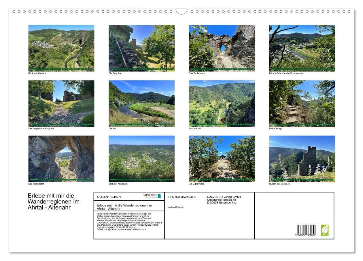 Bild: 9783457362655 | Erlebe mit mir die Wanderregionen im Ahrtal - Altenahr...