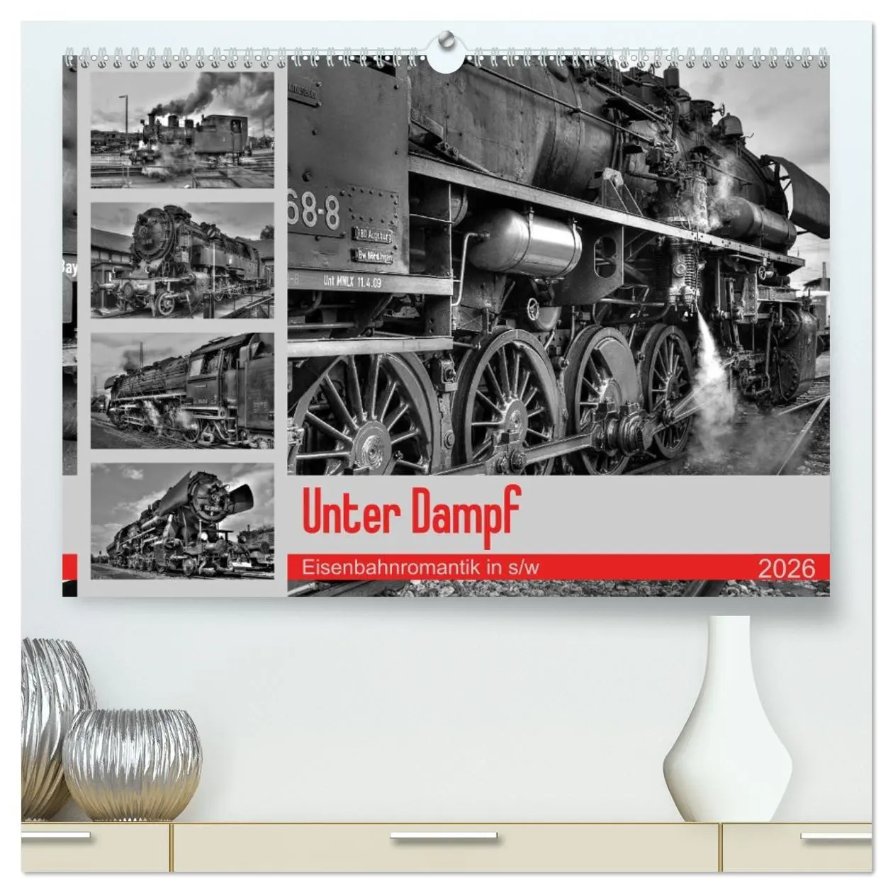 Cover: 9783457742655 | Unter Dampf - Eisenbahnromantik in schwarz-weiß (hochwertiger...