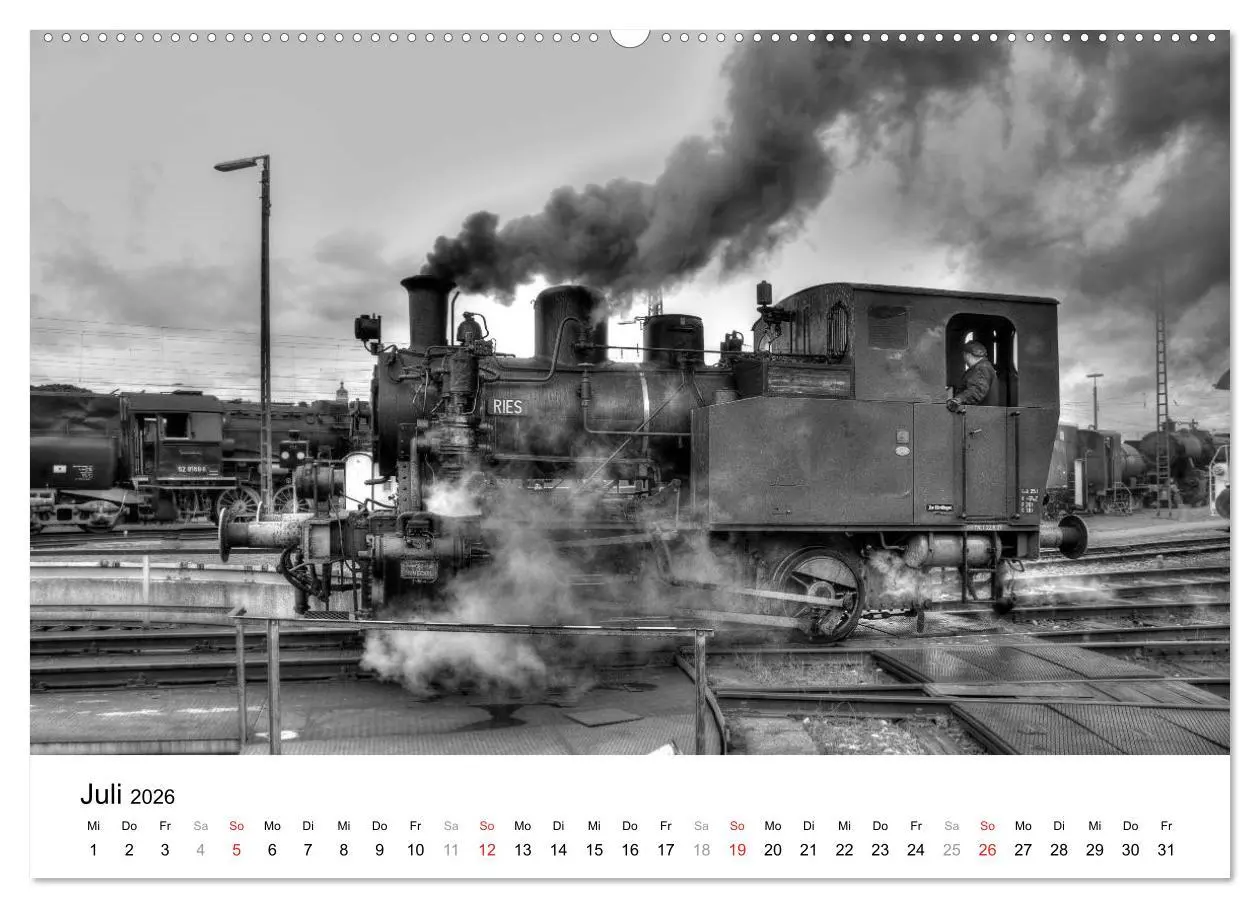 Bild: 9783457742655 | Unter Dampf - Eisenbahnromantik in schwarz-weiß (hochwertiger...