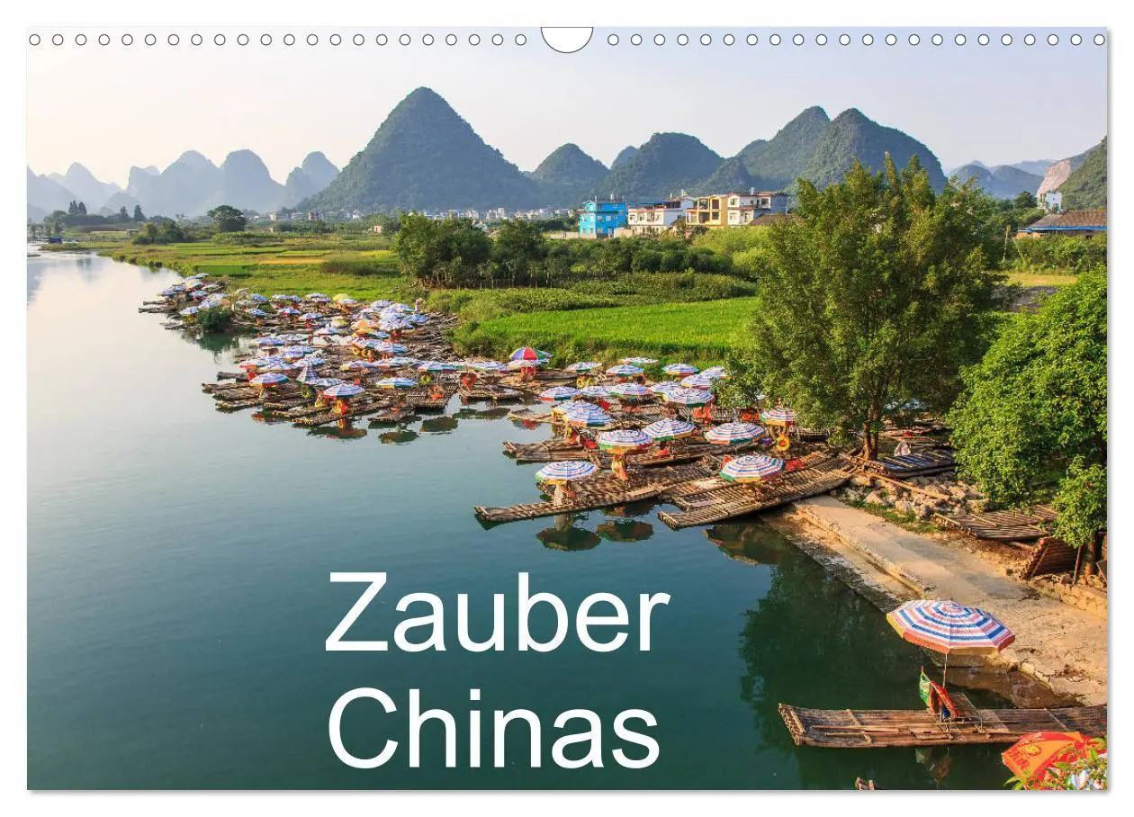 Cover: 9783457812655 | Zauber Chinas (Wandkalender 2026 DIN A3 quer), CALVENDO Monatskalender