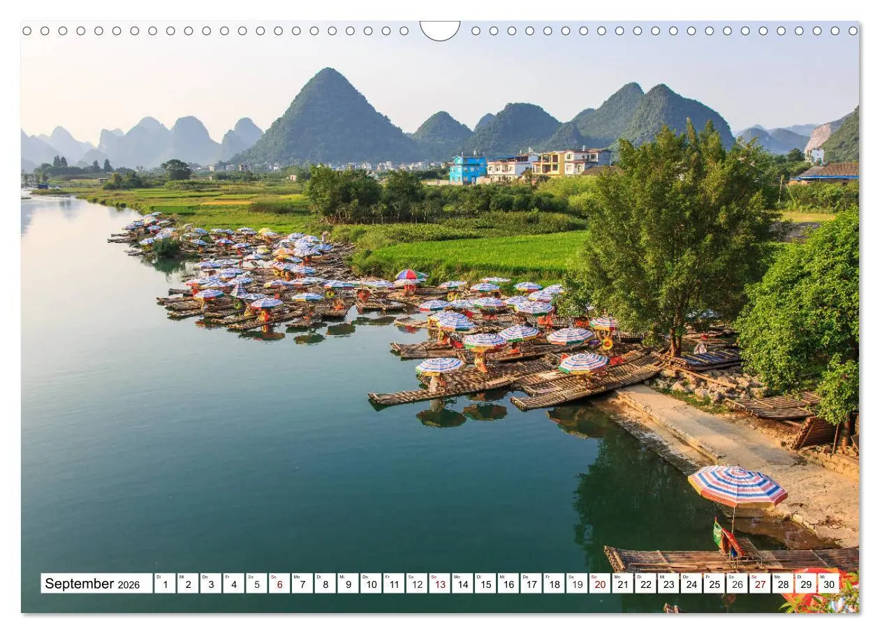 Bild: 9783457812655 | Zauber Chinas (Wandkalender 2026 DIN A3 quer), CALVENDO Monatskalender