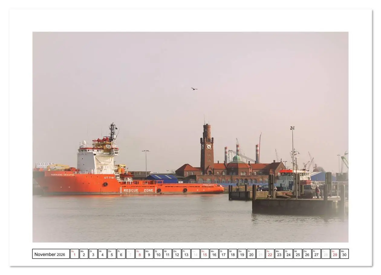 Bild: 9783516072655 | Nordseefeeling - Cuxhaven (Wandkalender 2026 DIN A3 quer), CALVENDO...