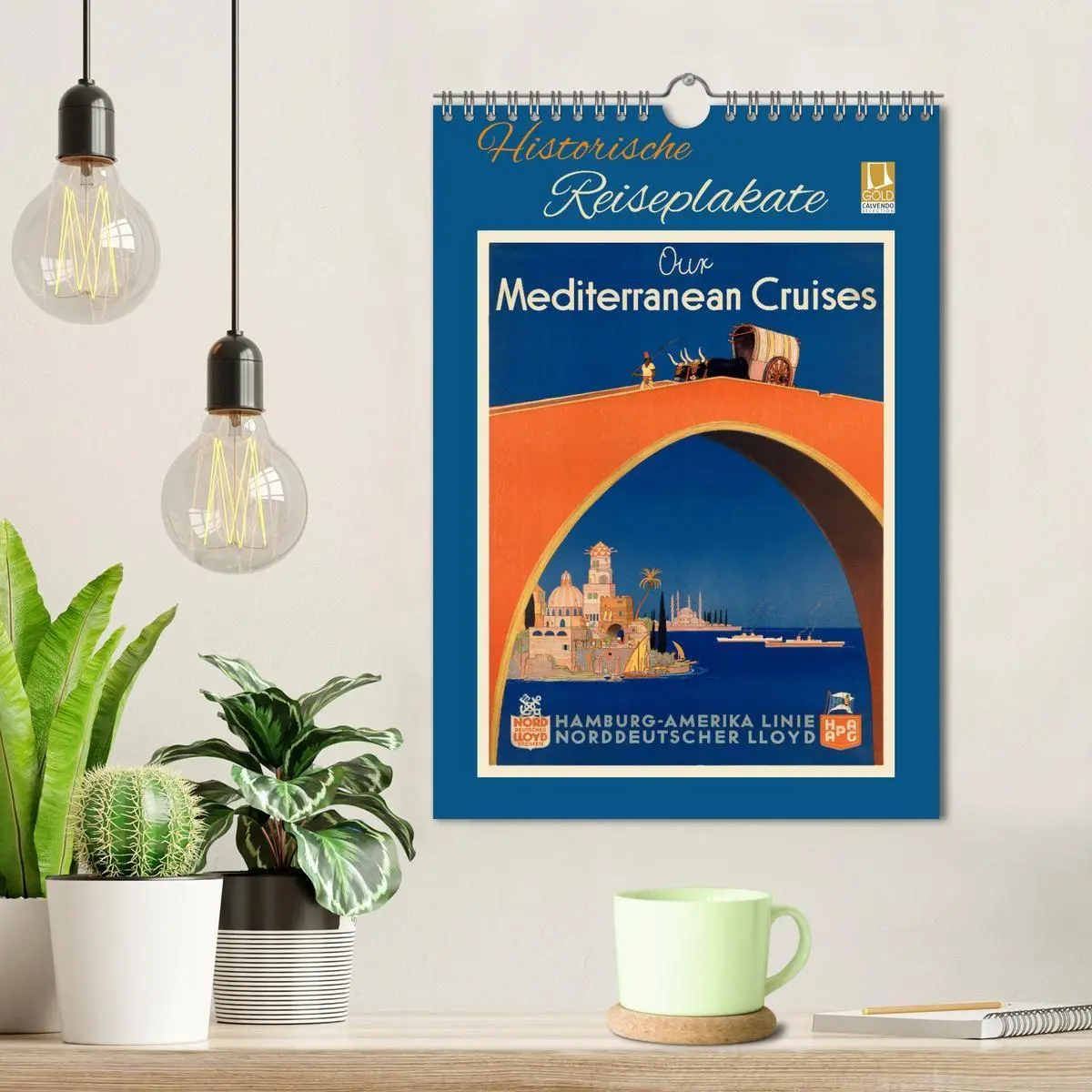 Bild: 9783569542655 | Historische Reiseplakate (Wandkalender 2027 DIN A4 hoch), CALVENDO...