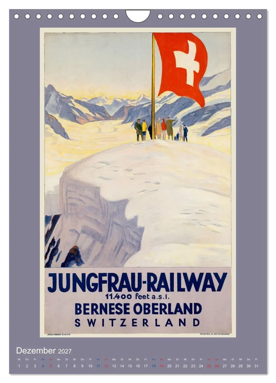 Bild: 9783569542655 | Historische Reiseplakate (Wandkalender 2027 DIN A4 hoch), CALVENDO...