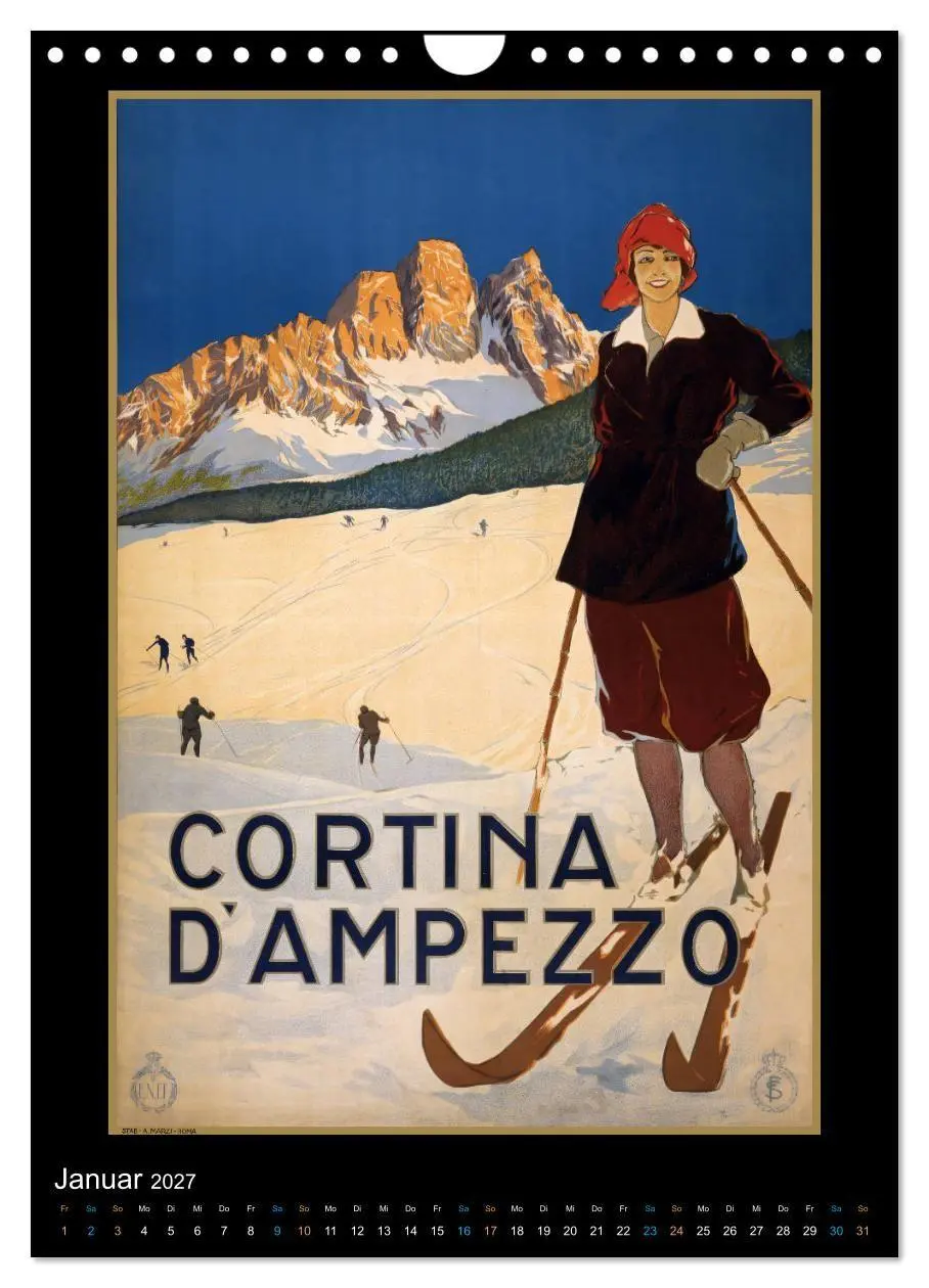 Bild: 9783569542655 | Historische Reiseplakate (Wandkalender 2027 DIN A4 hoch), CALVENDO...