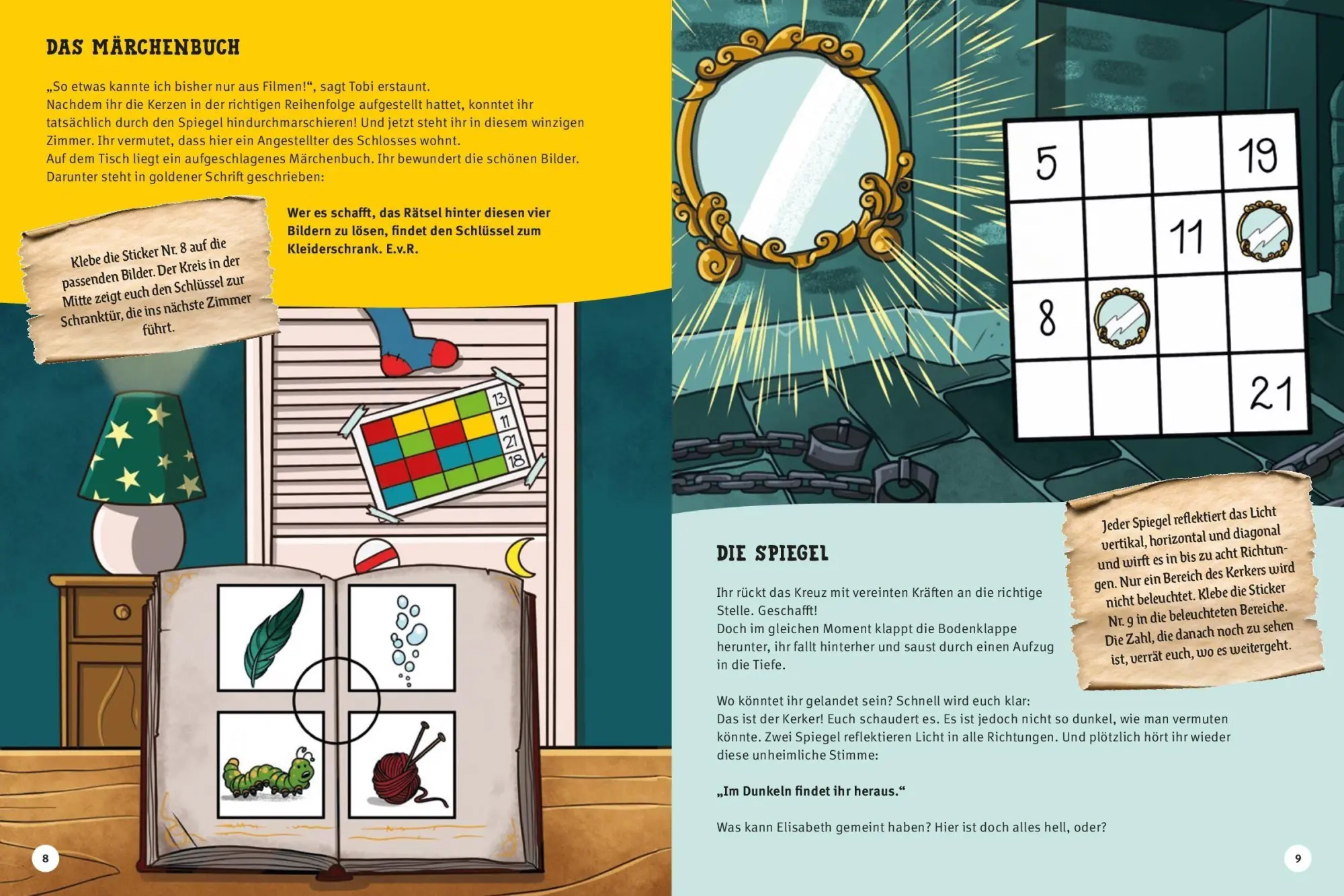 Bild: 9783849952655 | Escape-Rätselbuch mit Stickern: Das rätselhafte Schloss | Hiese | Buch