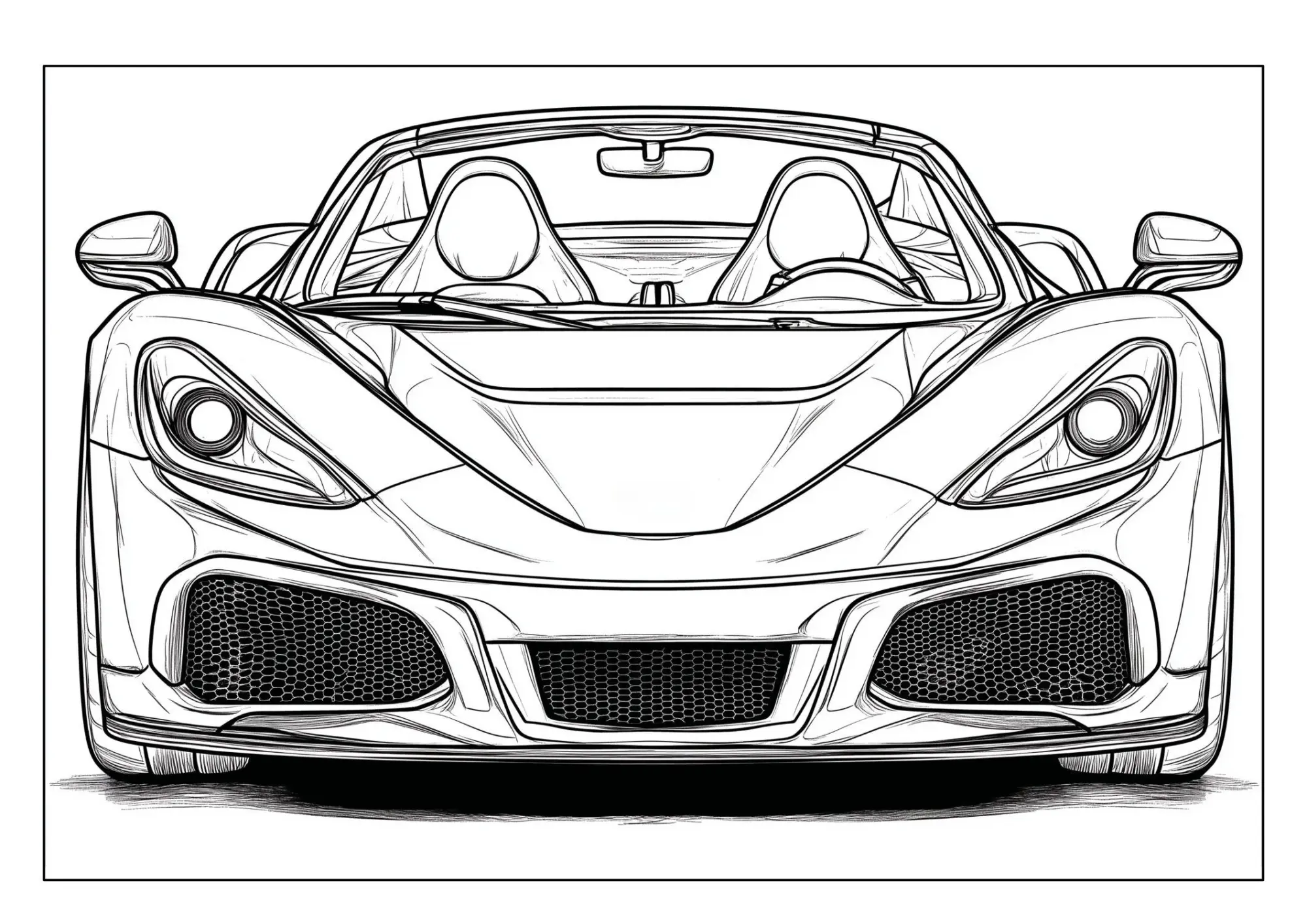 Bild: 9783986572655 | Auto Malbuch für Kinder ab 6 Jahren - Coole Sportwagen | Müller | Buch