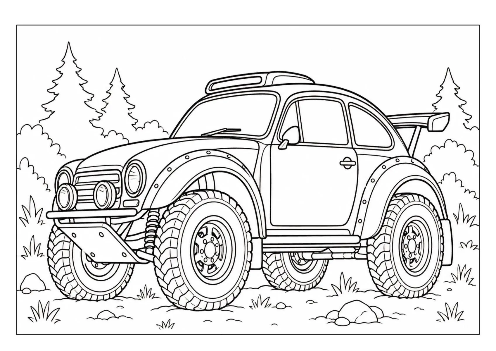 Bild: 9783986572655 | Auto Malbuch für Kinder ab 6 Jahren - Coole Sportwagen | Müller | Buch