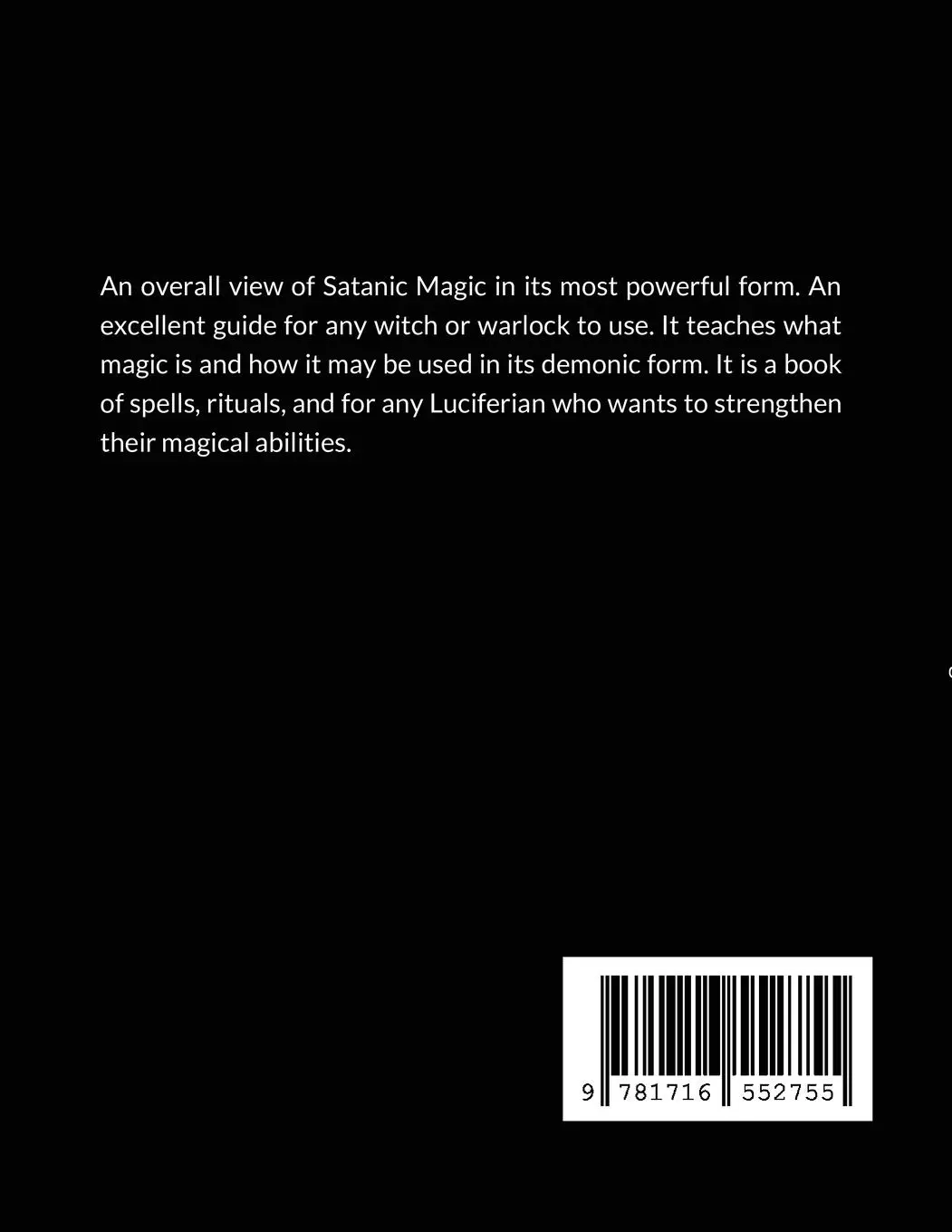 Rückseite: 9781716552755 | Lessons of Demonic Magic | The Source of Satanic Power | Lucifer White