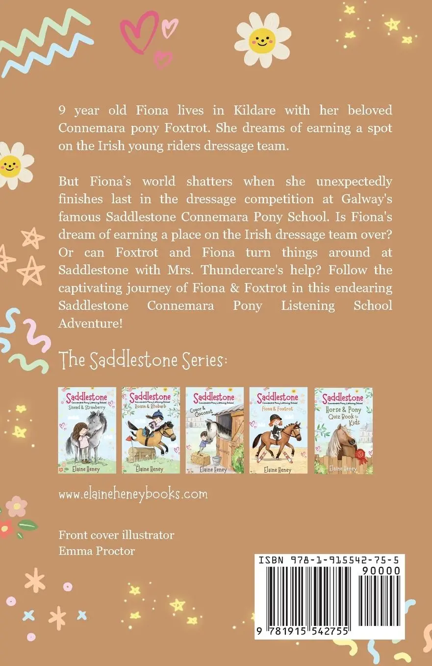 Rückseite: 9781915542755 | Saddlestone Connemara Pony Listening School Fiona and Foxtrot | Heney
