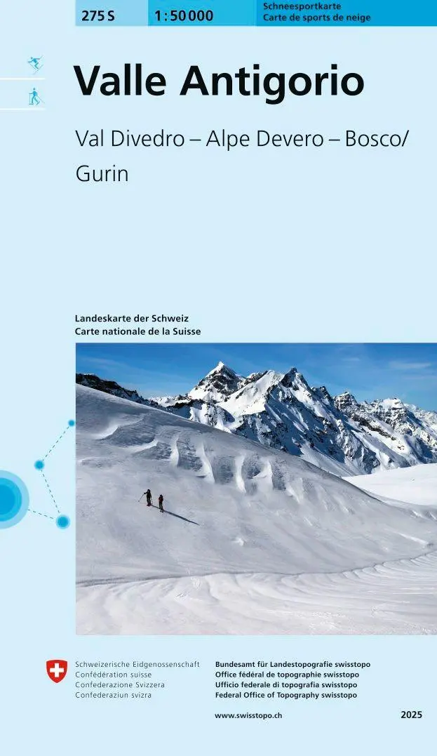 Cover: 9783302502755 | 275S Valle Antigorio Schneesportkarte | swisstopo | (Land-)Karte