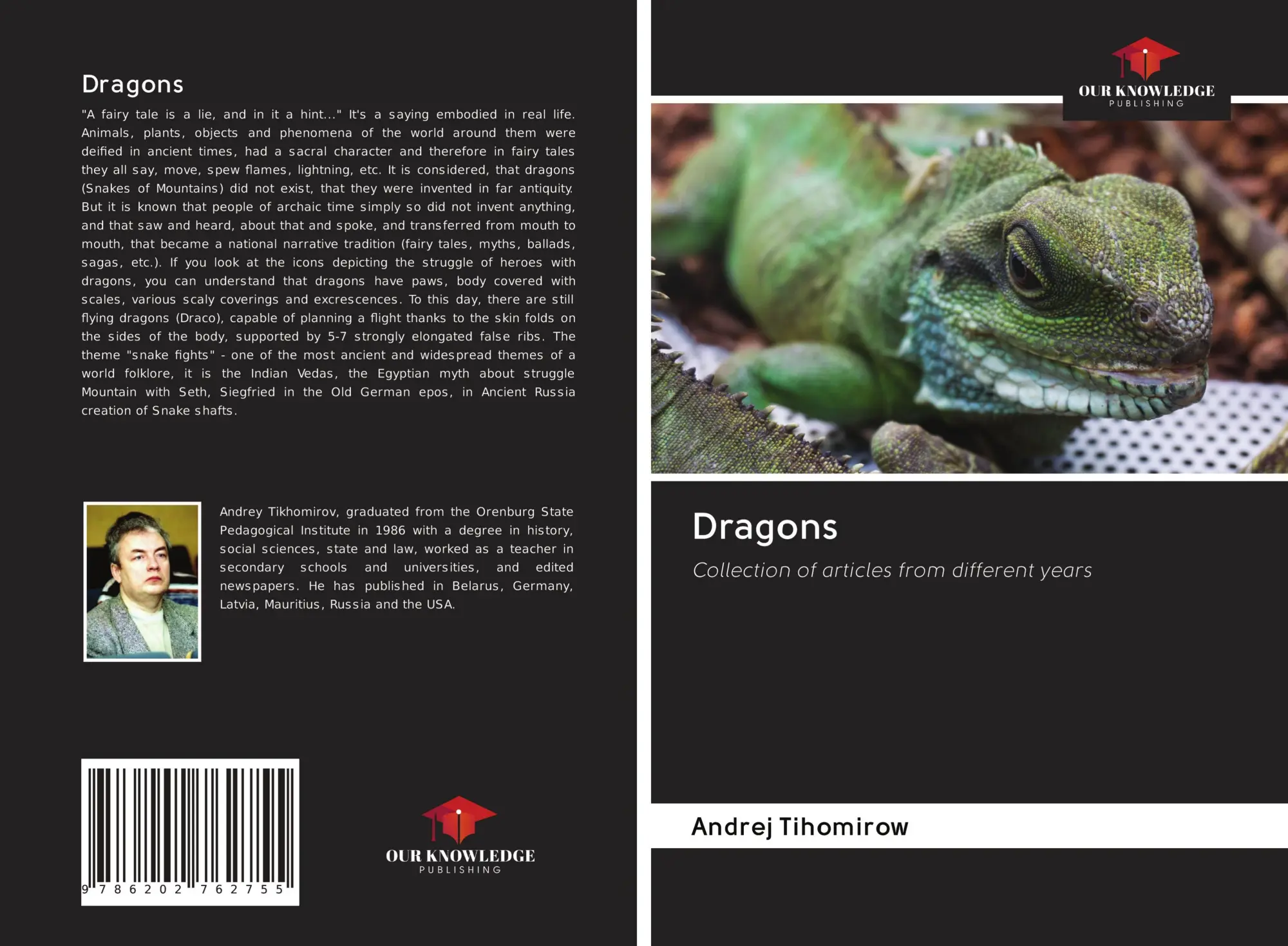 Cover: 9786202762755 | Dragons | Collection of articles from different years | Tihomirow