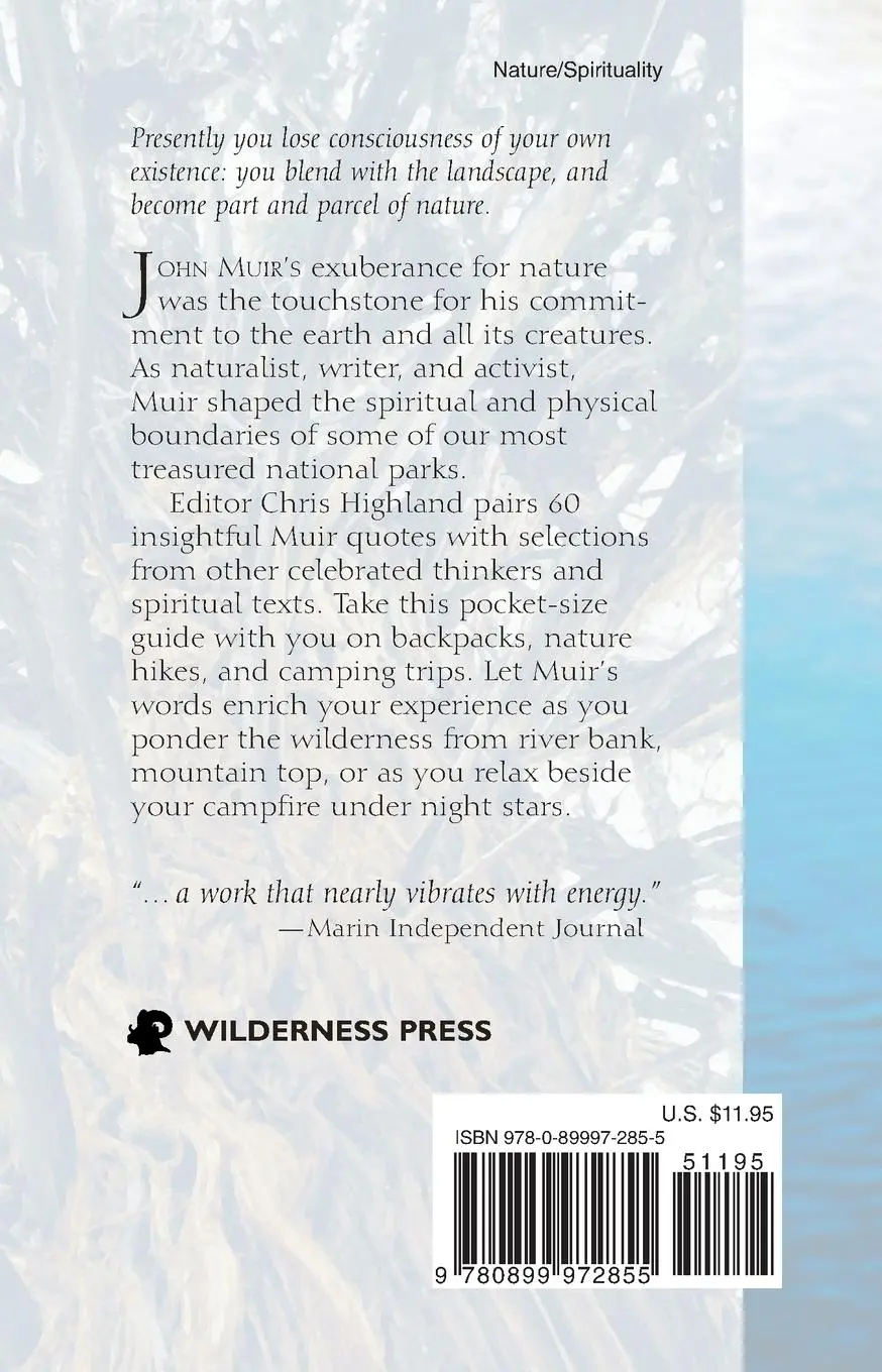 Rückseite: 9780899972855 | The Meditations of John Muir | Nature's Temple | Chris Highland | Buch