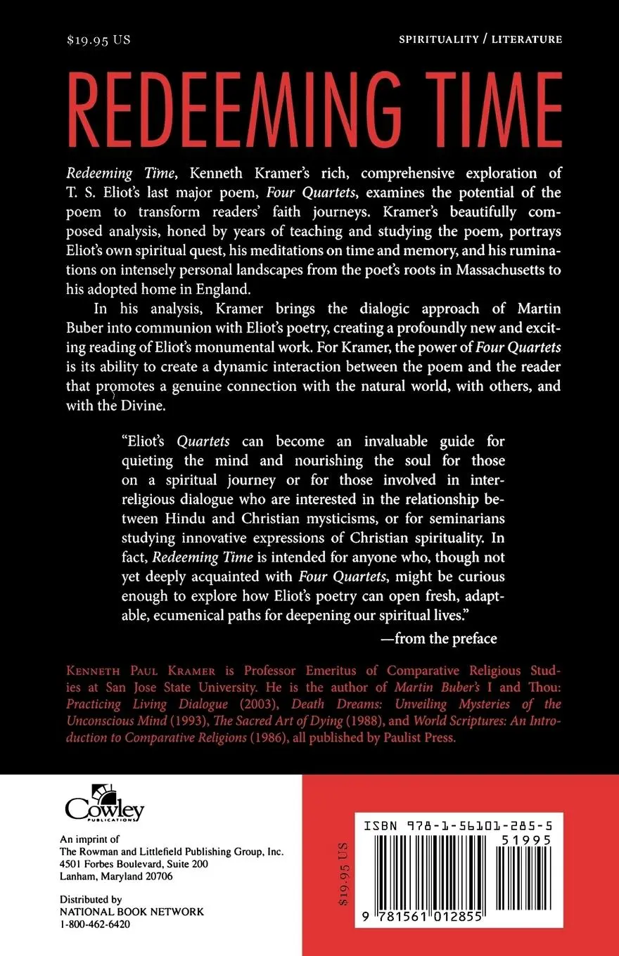 Rückseite: 9781561012855 | Redeeming Time | T.S. Eliot's Four Quartets | Kenneth Paul Kramer