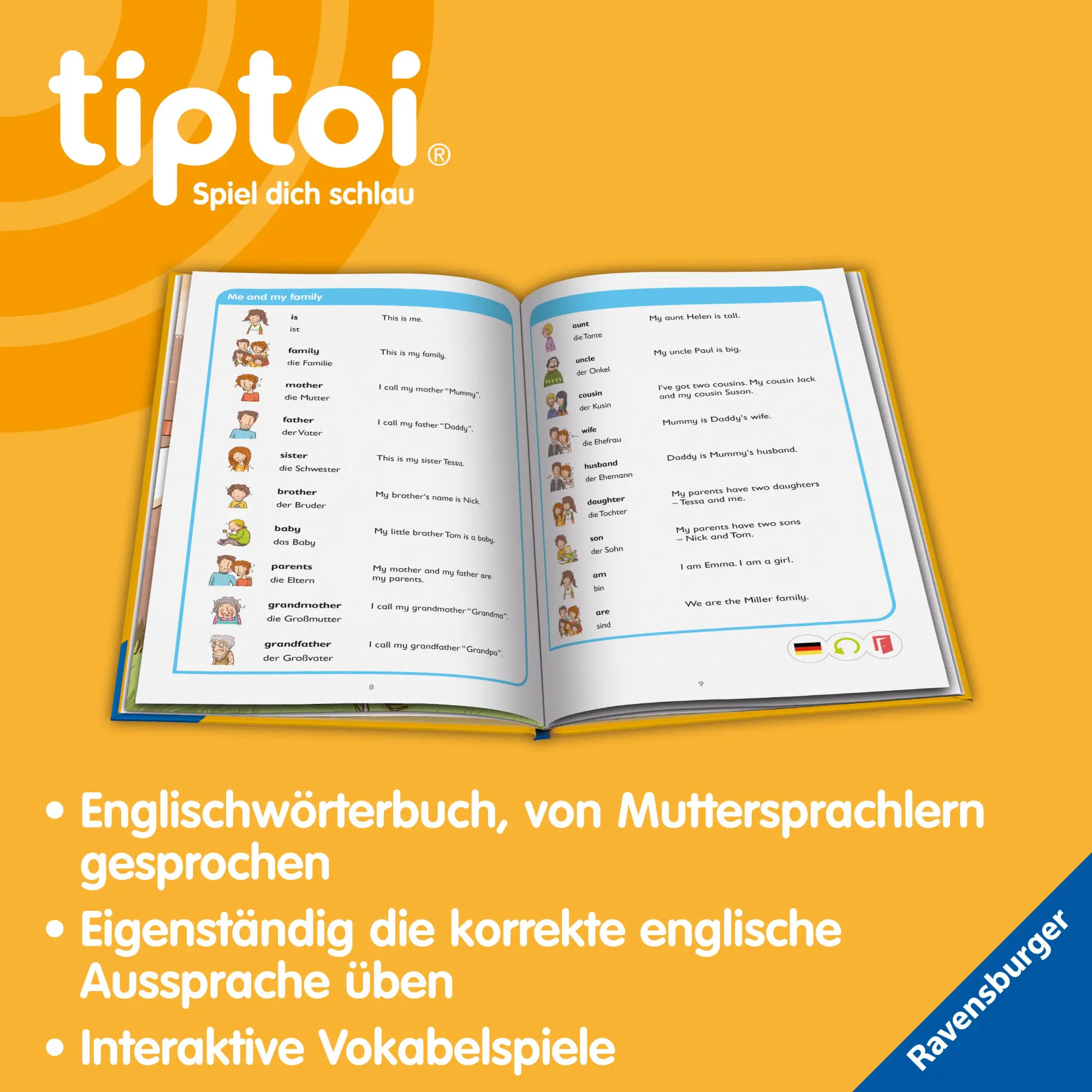 Bild: 9783473492855 | tiptoi® - Grundschulwörterbuch Englisch | Kirstin Jebautzke | Buch