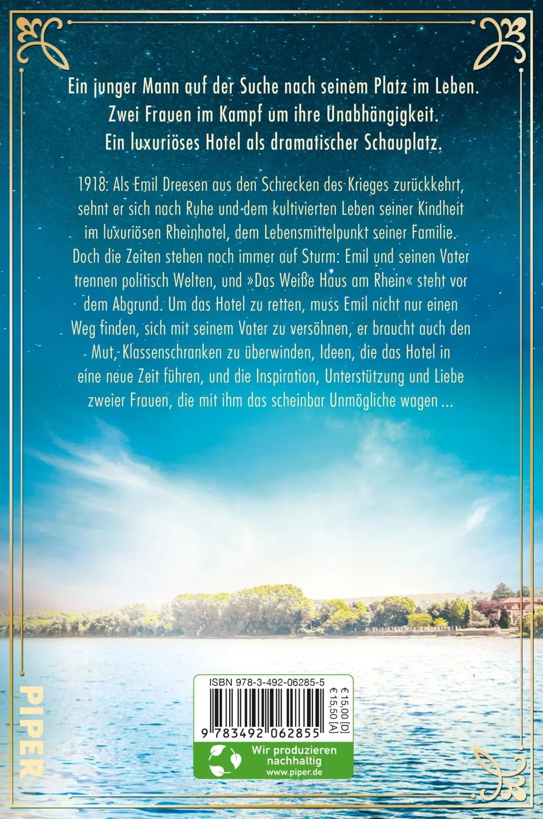 Rückseite: 9783492062855 | Das Weiße Haus am Rhein | Roman Das Buch zur packenden ARD-Serie