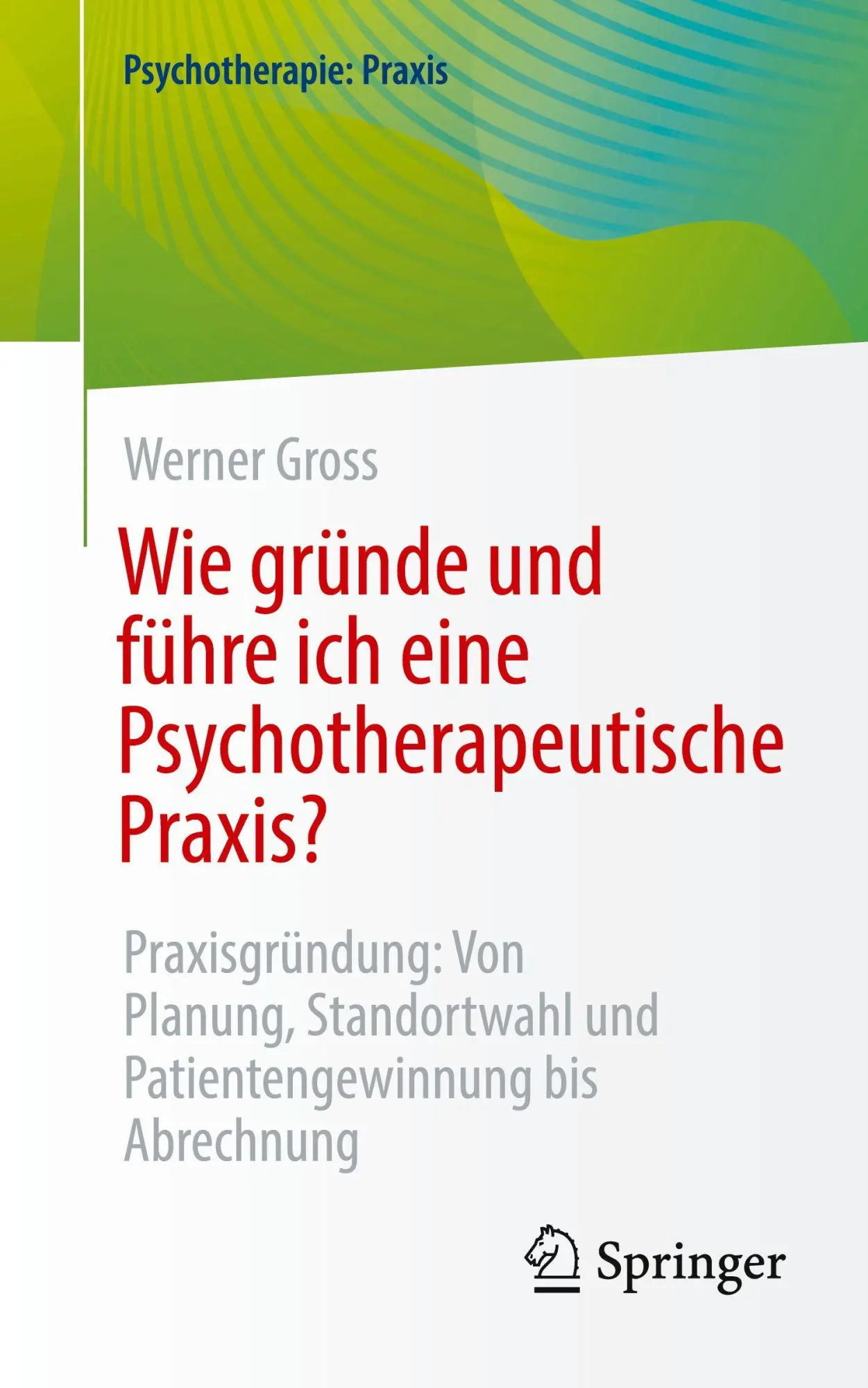 Cover: 9783662722855 | Wie gründe und führe ich eine Psychotherapeutische Praxis? | Gross