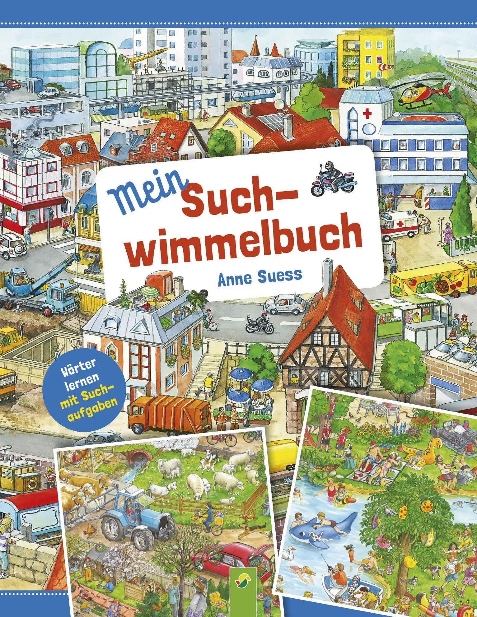Cover: 9783849932855 | Mein Suchwimmelbuch. Wörter lernen mit Suchaufgaben | Anne Suess