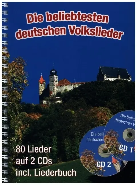 Cover: 9783954562855 | Die beliebtesten deutschen Volkslieder | Klavier und Gesang | Buch
