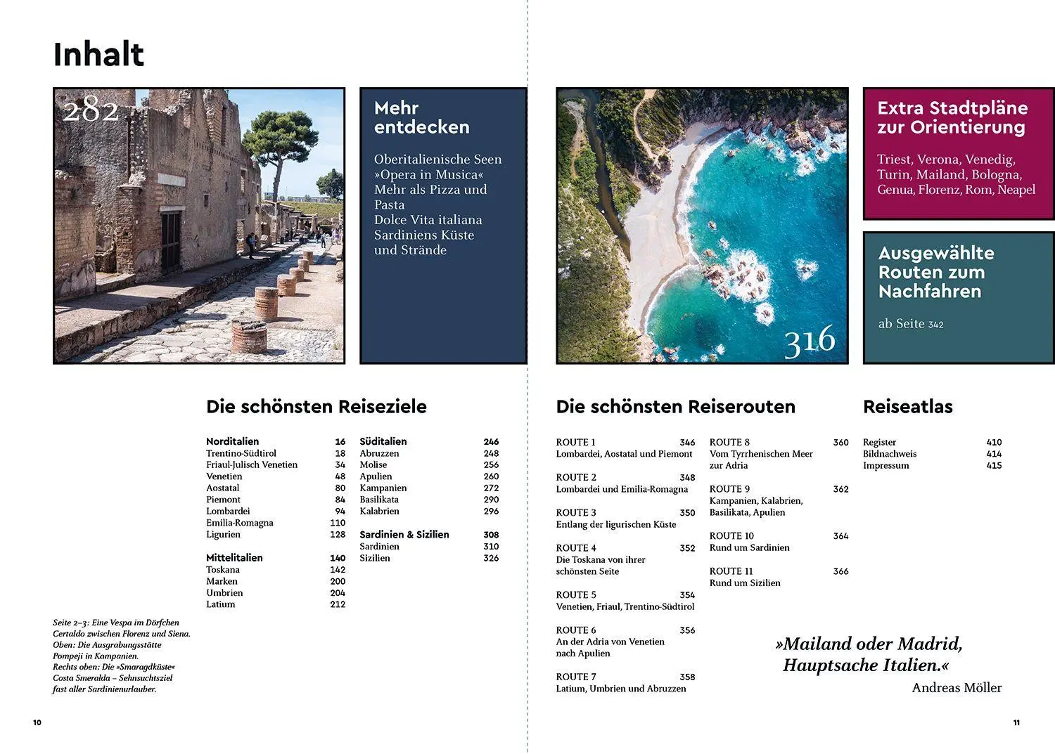 Bild: 9783969652855 | KUNTH Unterwegs in Italien | Das große Reisebuch | Schetar (u. a.)