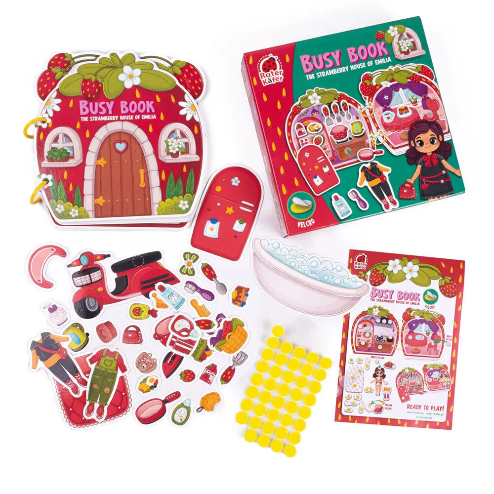 Bild: 5903858962955 | Lernspiel Roter Käfer Busy Book mit Klettverschluss Emilias...