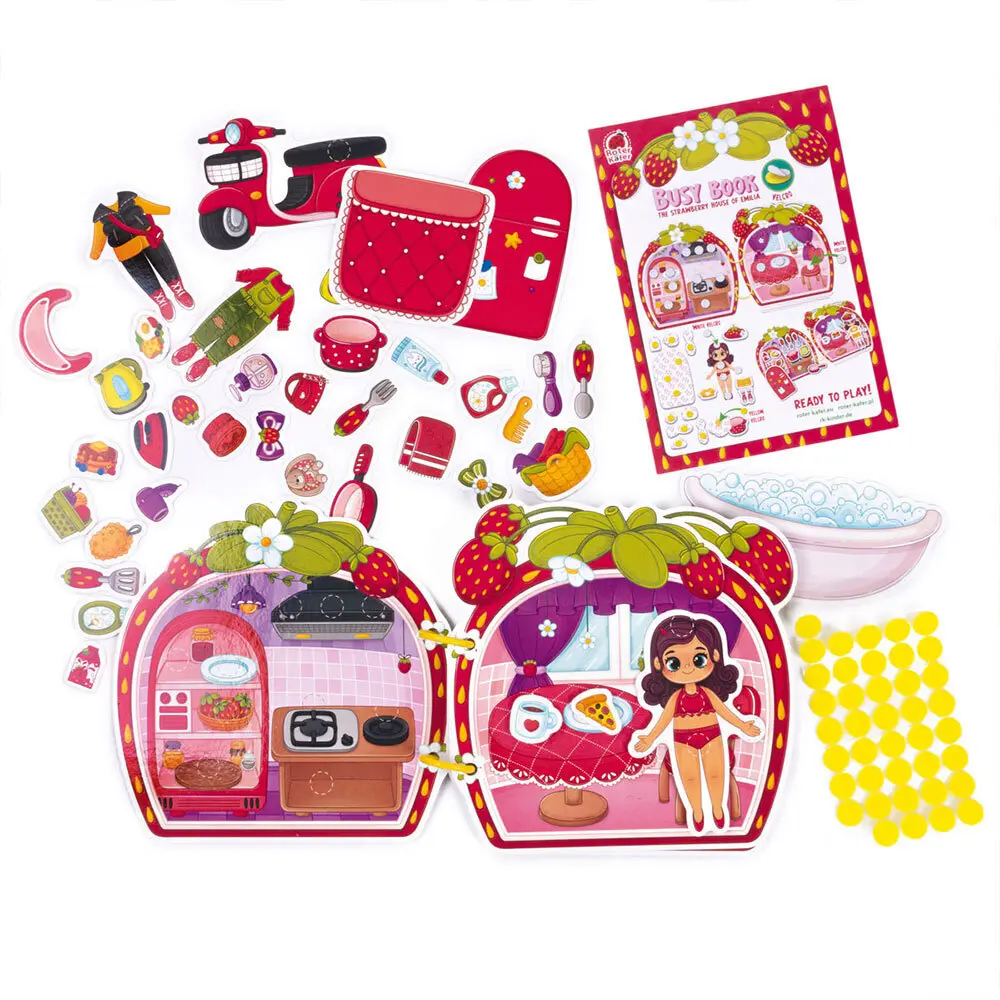 Bild: 5903858962955 | Lernspiel Roter Käfer Busy Book mit Klettverschluss Emilias...