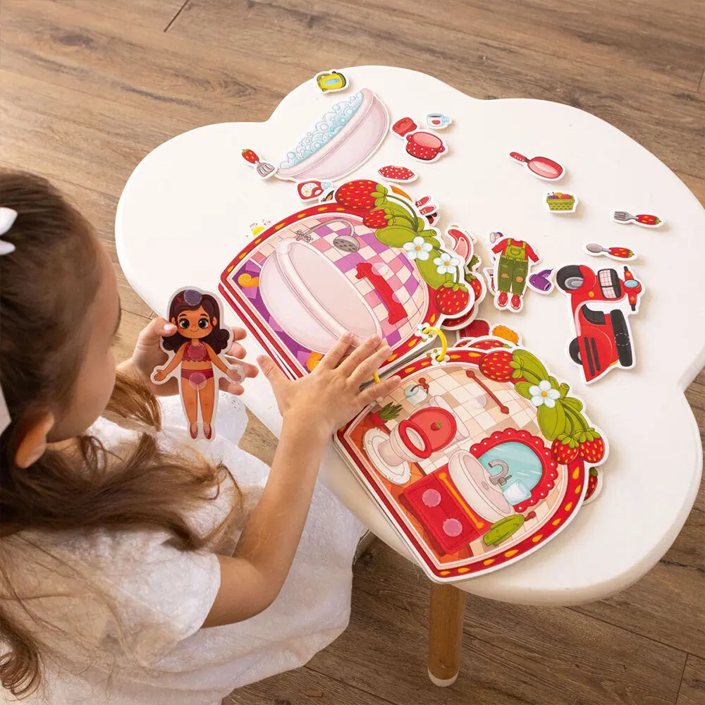 Bild: 5903858962955 | Lernspiel Roter Käfer Busy Book mit Klettverschluss Emilias...