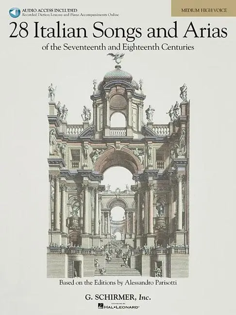 Cover: 9780634082955 | 28 Italian Songs &amp; Arias of the 17th &amp; 18th Centuries Book/Online...