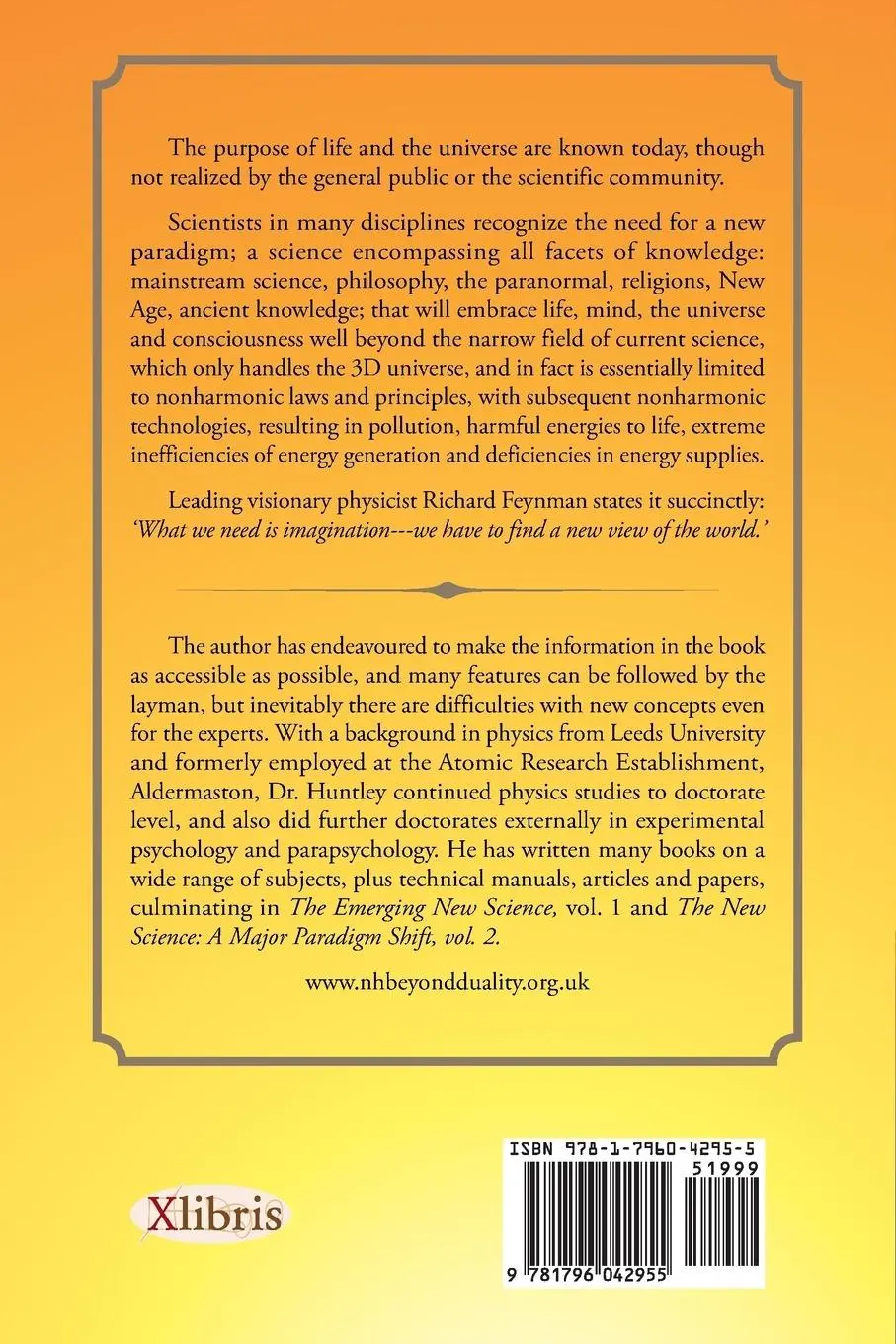 Rückseite: 9781796042955 | The Emerging New Science | Noel Huntley | Taschenbuch | Englisch