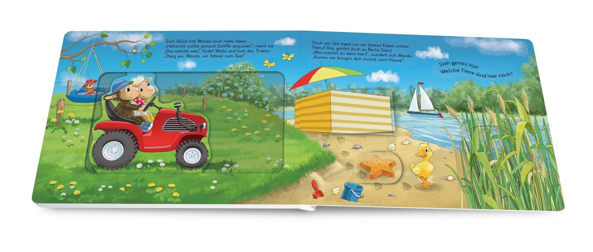 Bild: 9783401722955 | Mein Spiel- und Mitmachbuch - Wanda und Wolle. Das ist doch aber...