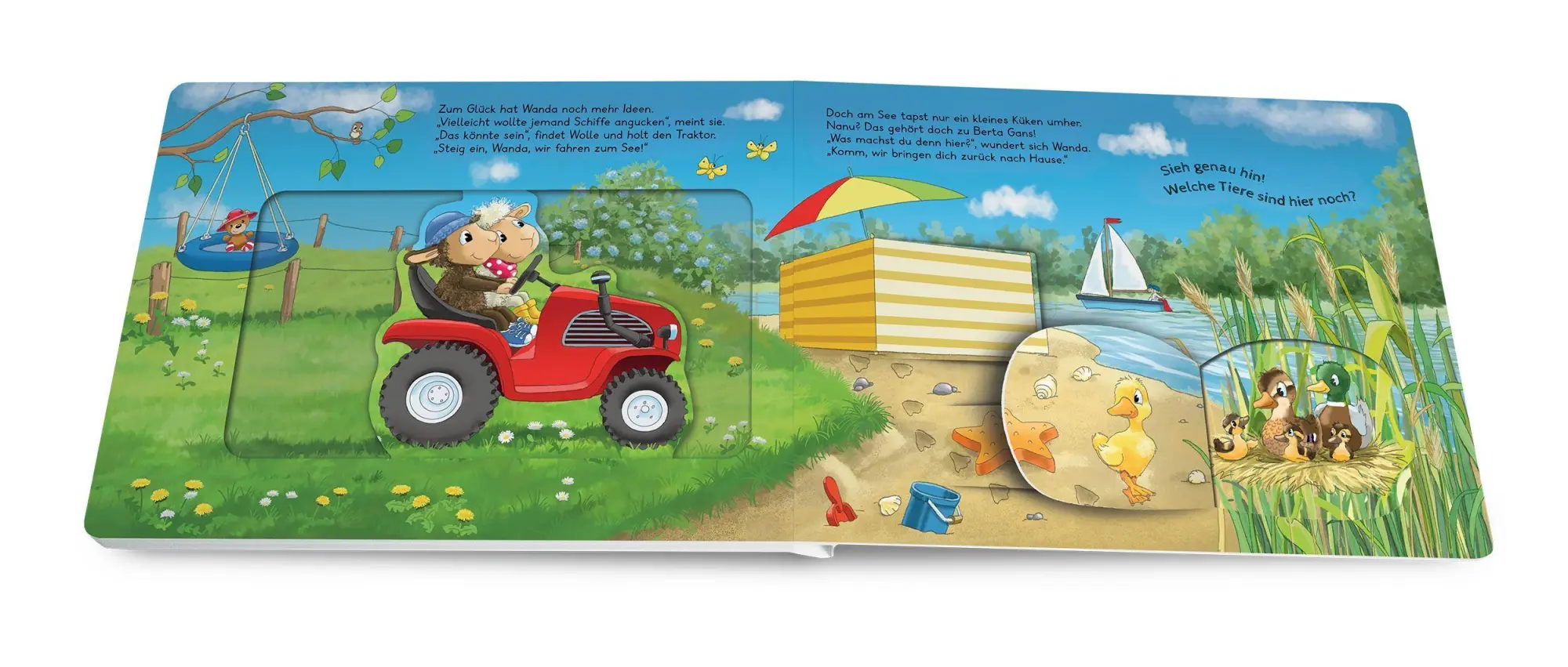 Bild: 9783401722955 | Mein Spiel- und Mitmachbuch - Wanda und Wolle. Das ist doch aber...
