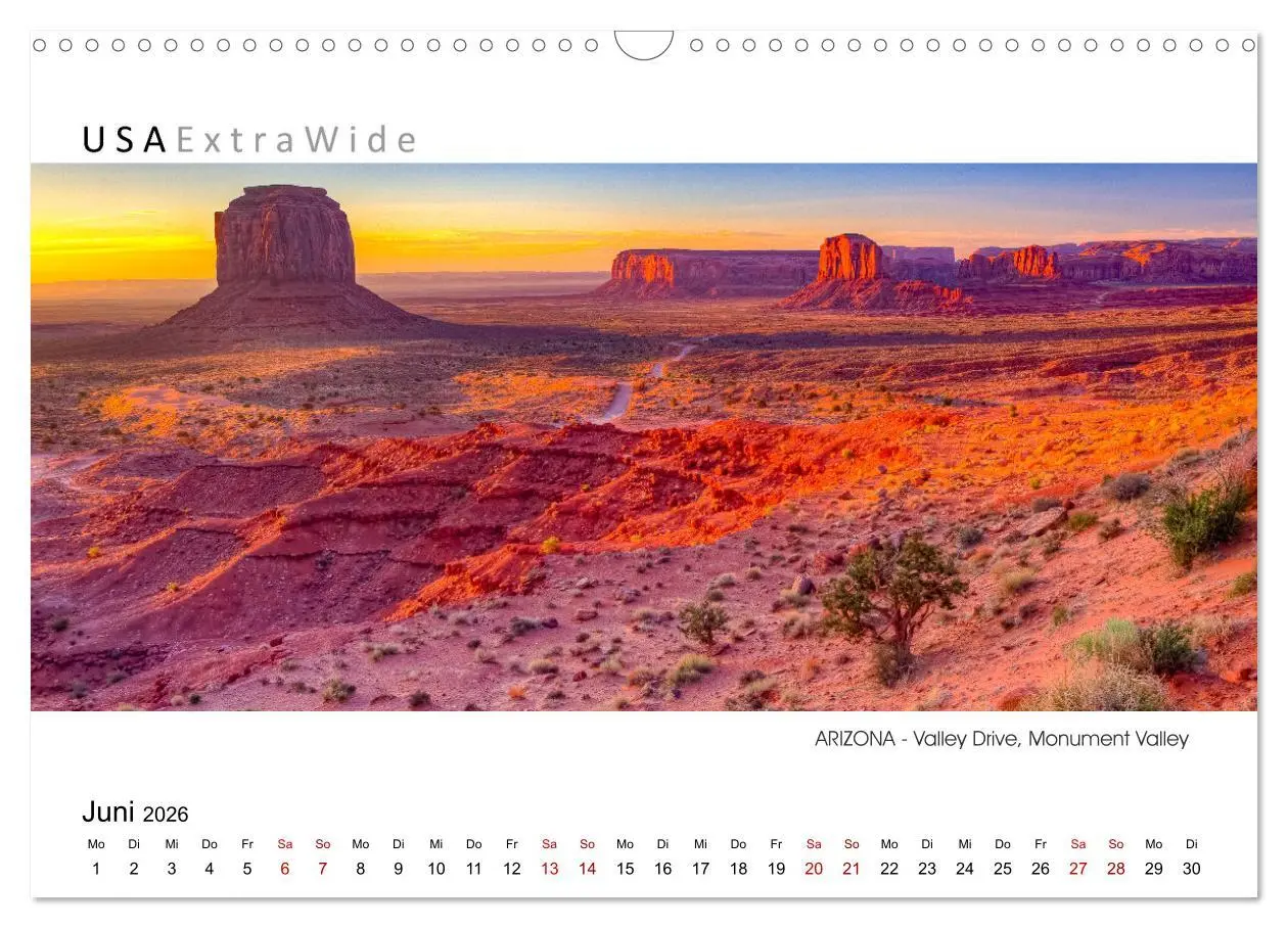 Bild: 9783457642955 | Impressionen aus ARIZONA - Panoramabilder (Wandkalender 2026 DIN A3...