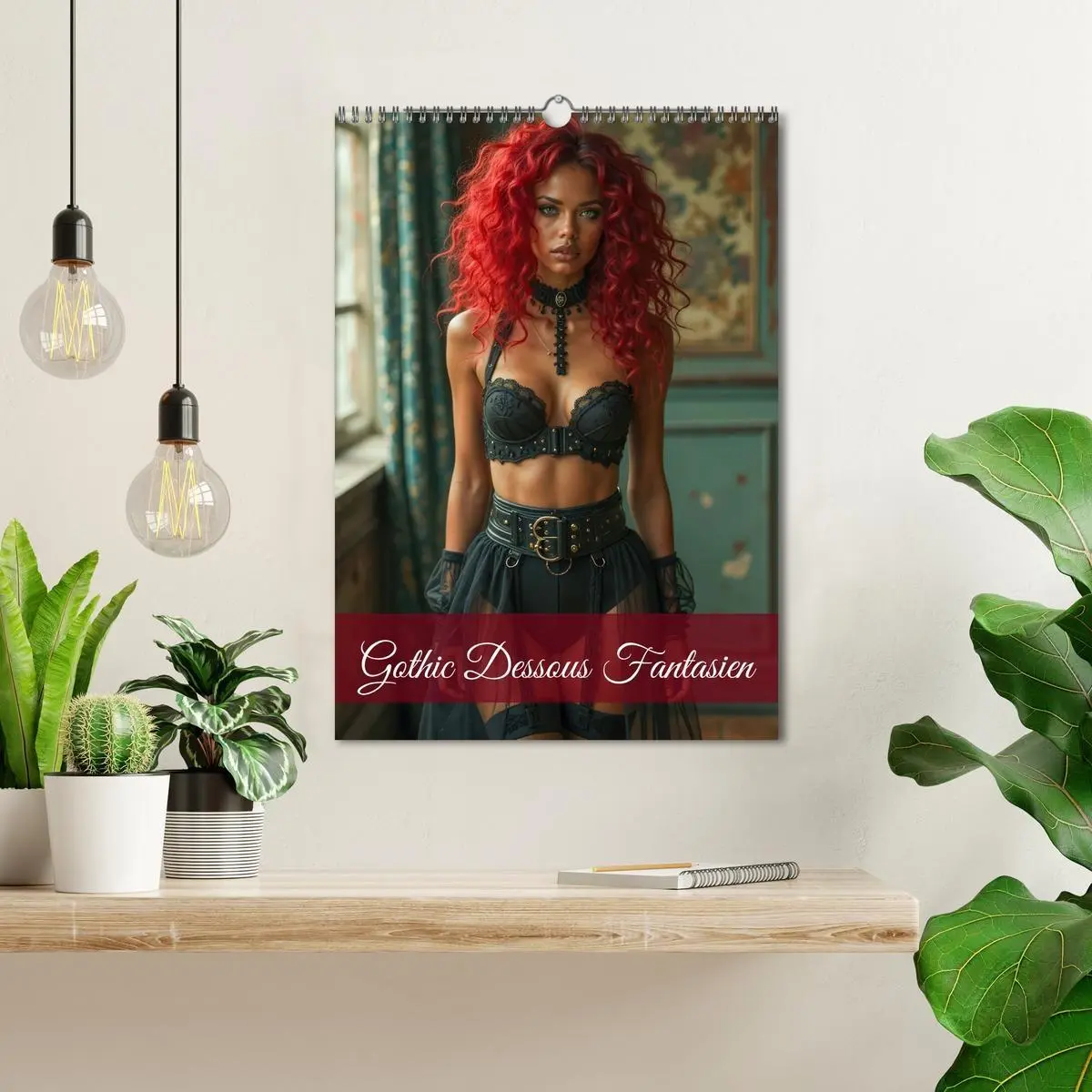 Bild: 9783516592955 | Gothic Dessous Fantasien (Wandkalender 2026 DIN A3 hoch), CALVENDO...