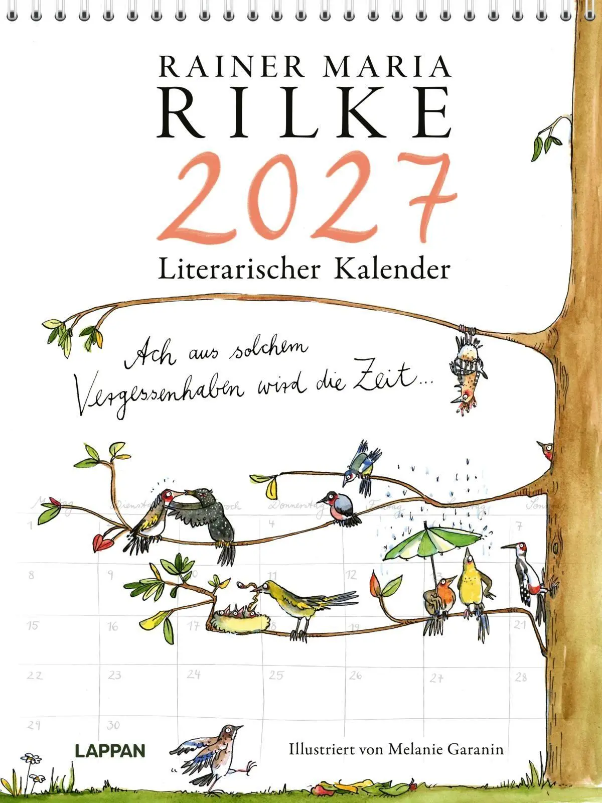 Cover: 9783830322955 | Rilke-Kalender 2027 - Wandkalender | Rainer Maria Rilke | Kalender