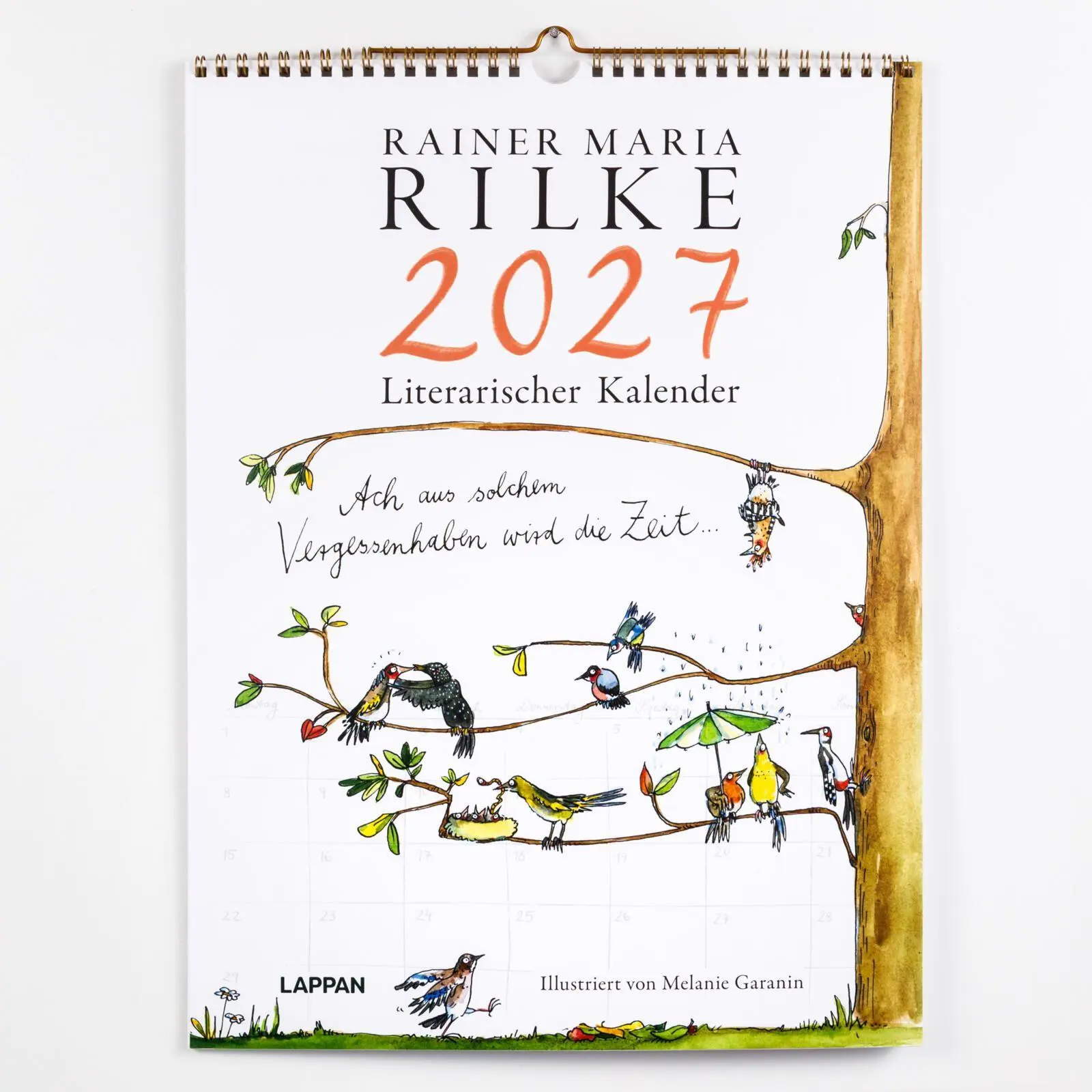 Bild: 9783830322955 | Rilke-Kalender 2027 - Wandkalender | Rainer Maria Rilke | Kalender