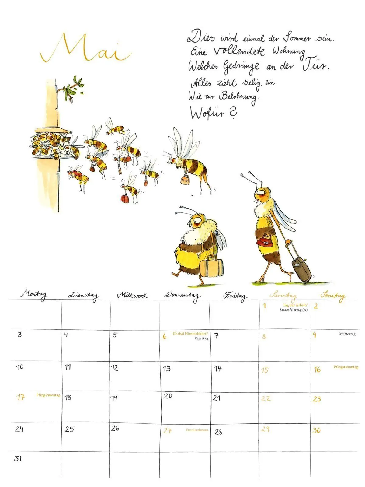 Bild: 9783830322955 | Rilke-Kalender 2027 - Wandkalender | Rainer Maria Rilke | Kalender