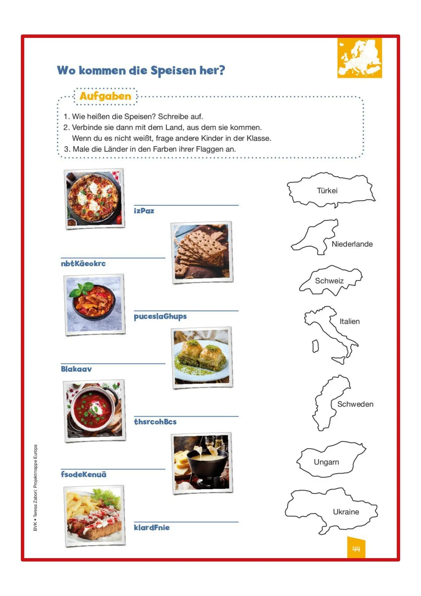 Bild: 9783965202955 | Projektmappe Europa | Teresa Zabori | Broschüre | 60 S. | Deutsch