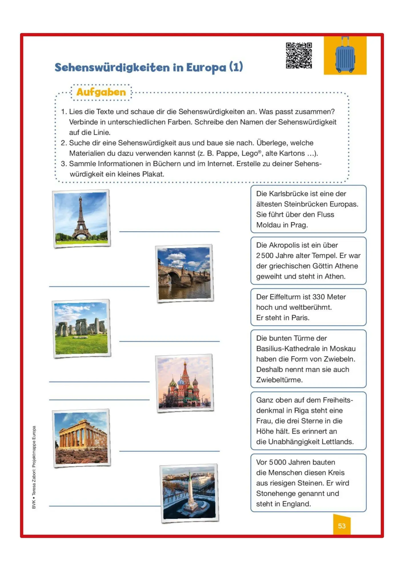 Bild: 9783965202955 | Projektmappe Europa | Teresa Zabori | Broschüre | 60 S. | Deutsch