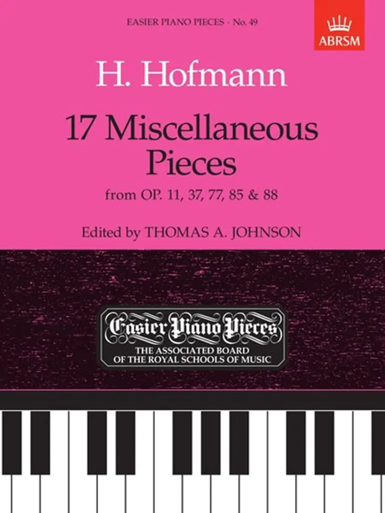 Cover: 9781854723055 | 17 Miscellaneous Pieces from Op.11, 37, 77, 85,88 | Hofmann | Noten