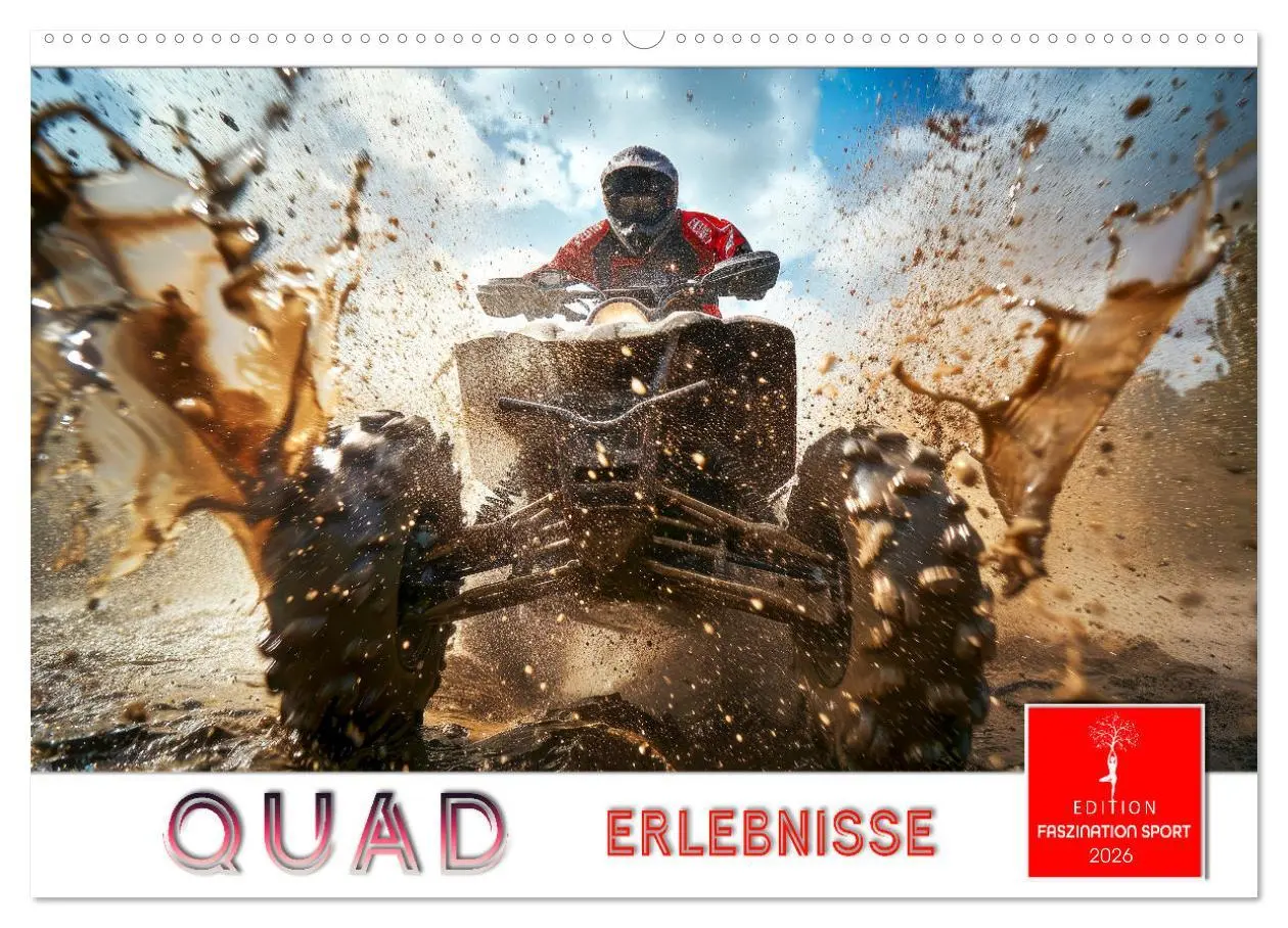Cover: 9783457393055 | Quad Erlebnisse (Wandkalender 2026 DIN A2 quer), CALVENDO...